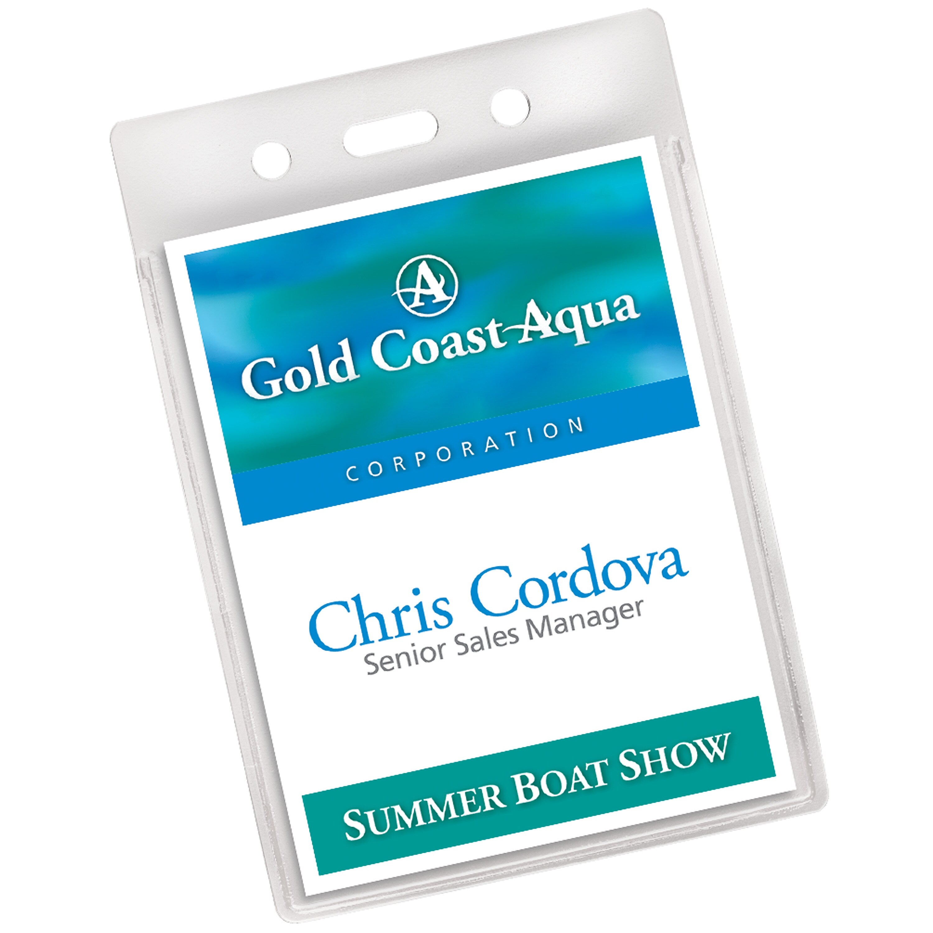 Avery Secure Top Heavy Duty Multiuse Badge Holders, 4