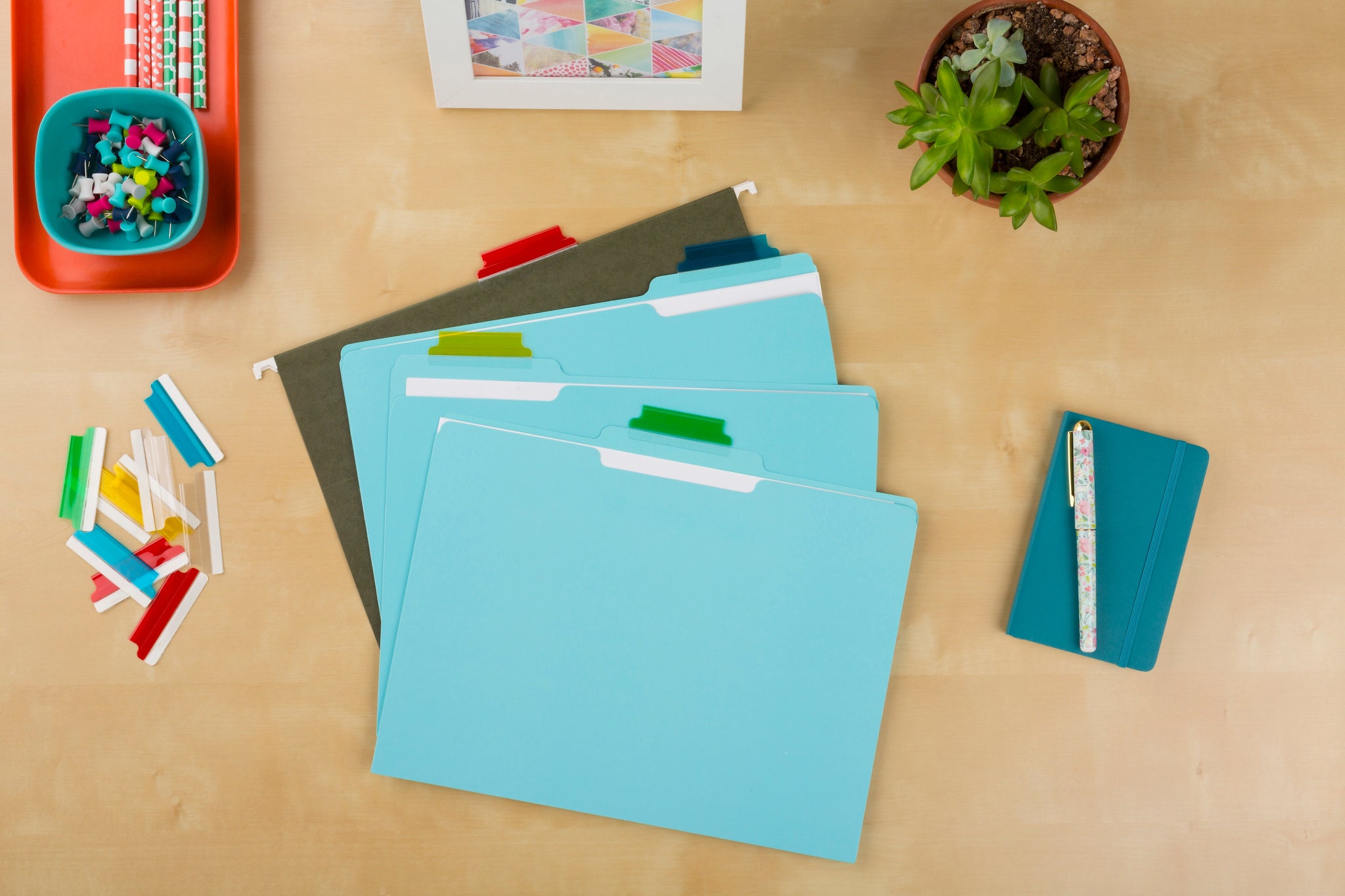Avery Self-Adhesive Index Tabs with Printable Inserts, 2