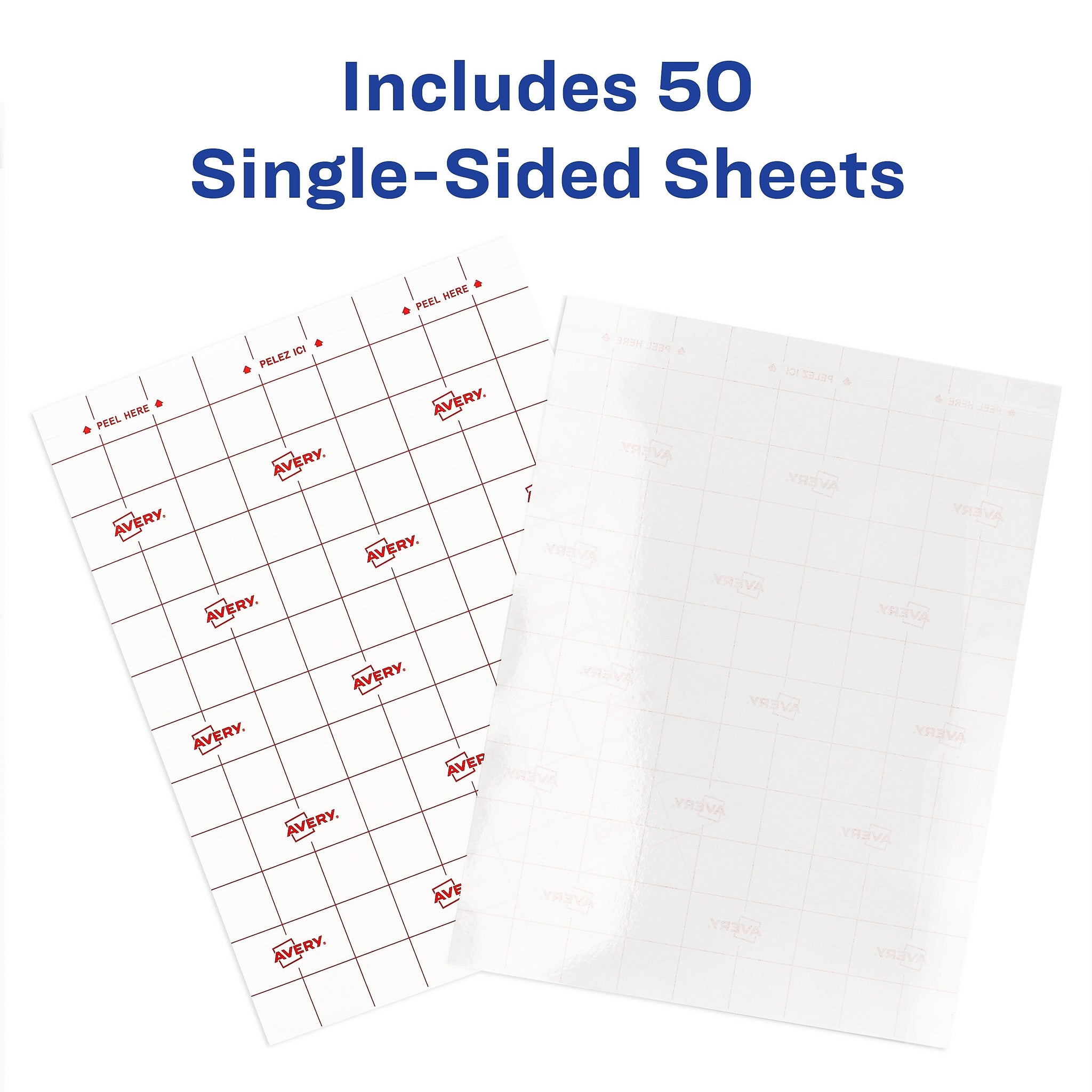 Avery Self-Adhesive Laminating Sheets, Letter Size, 9