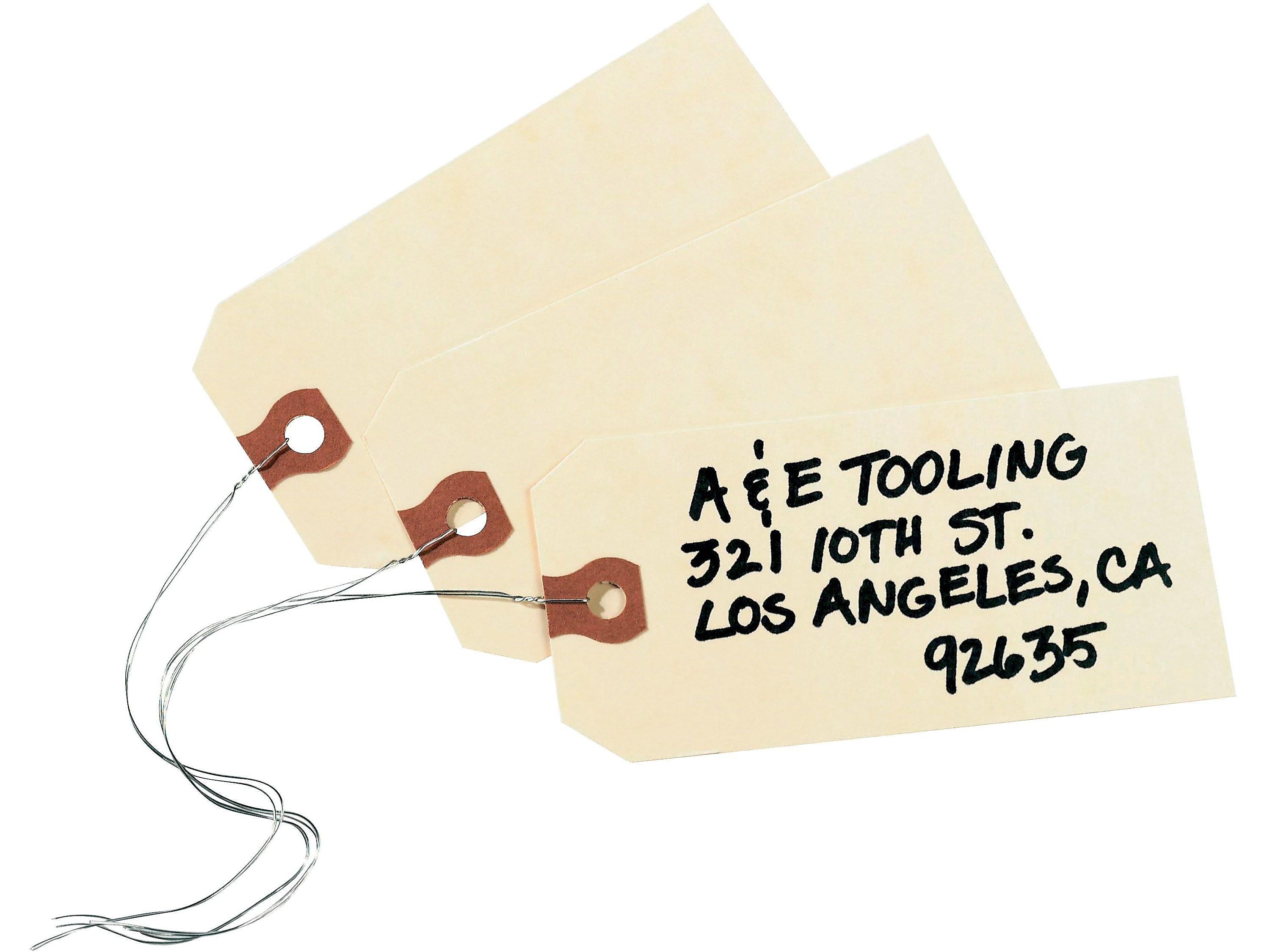 Avery Shipping Tags with Wire, 4-1/4