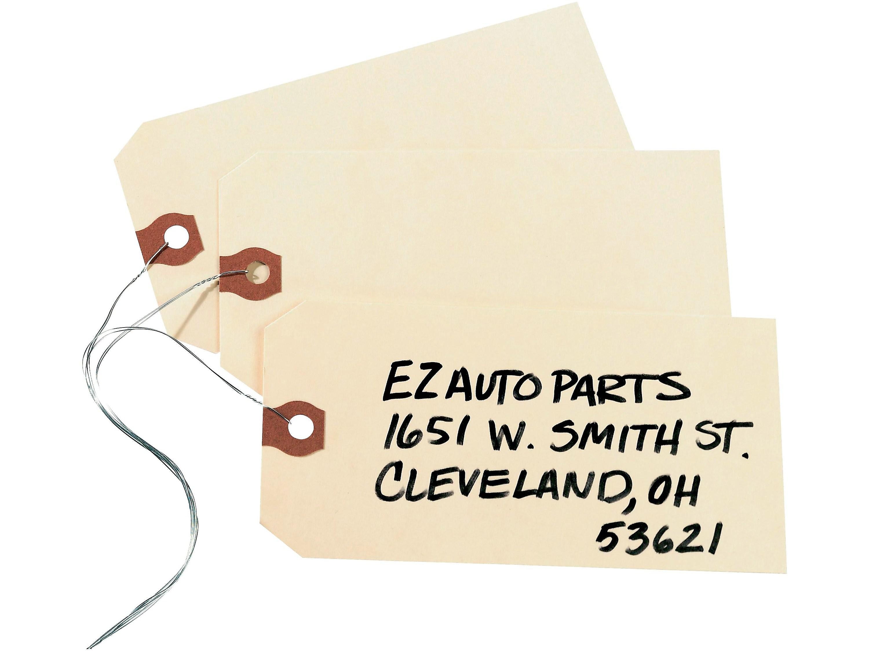Avery Shipping Tags with Wire, 5-1/4