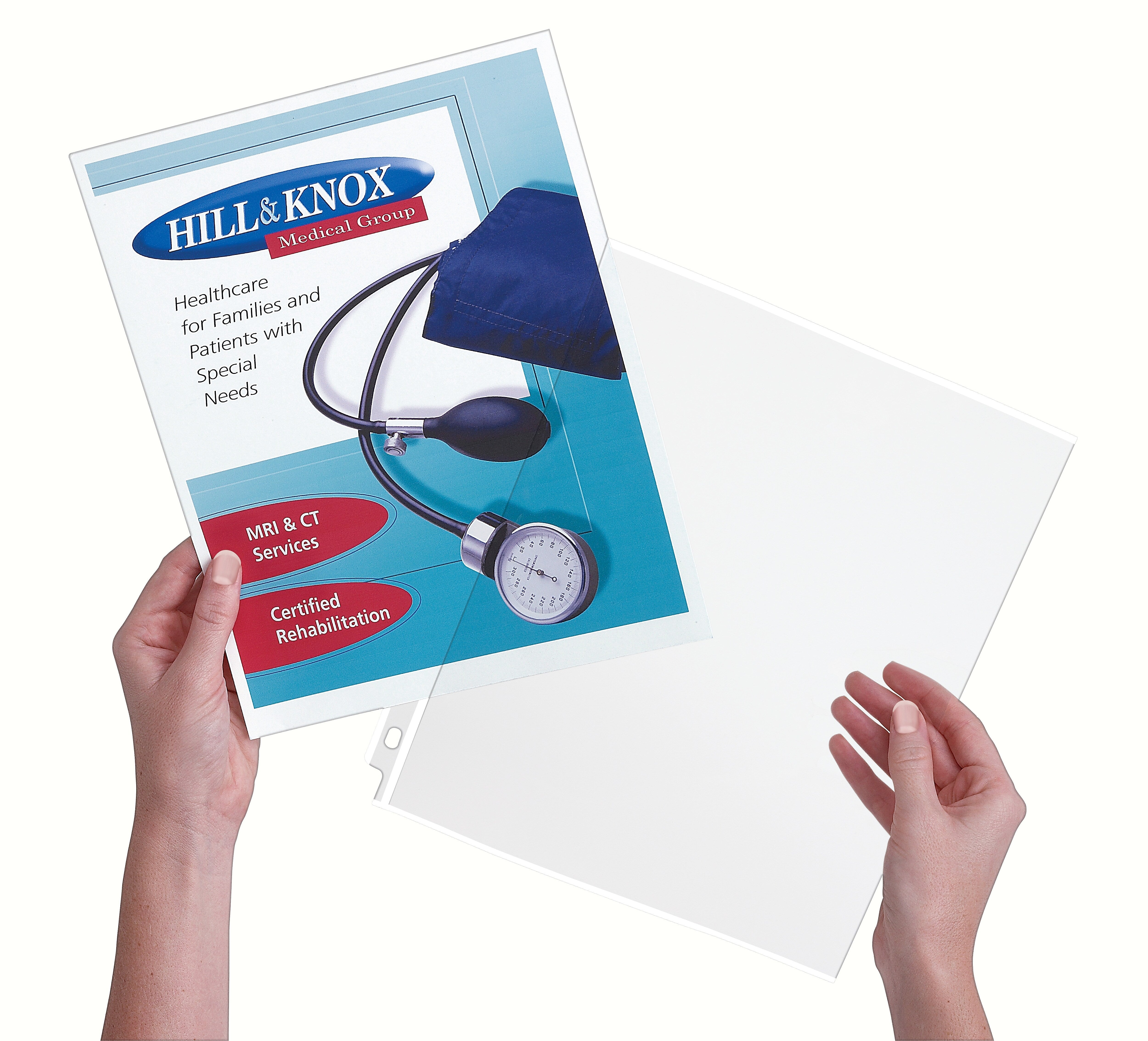Avery Side Insert Sheet Protectors, Heavyweight, 8-1/2