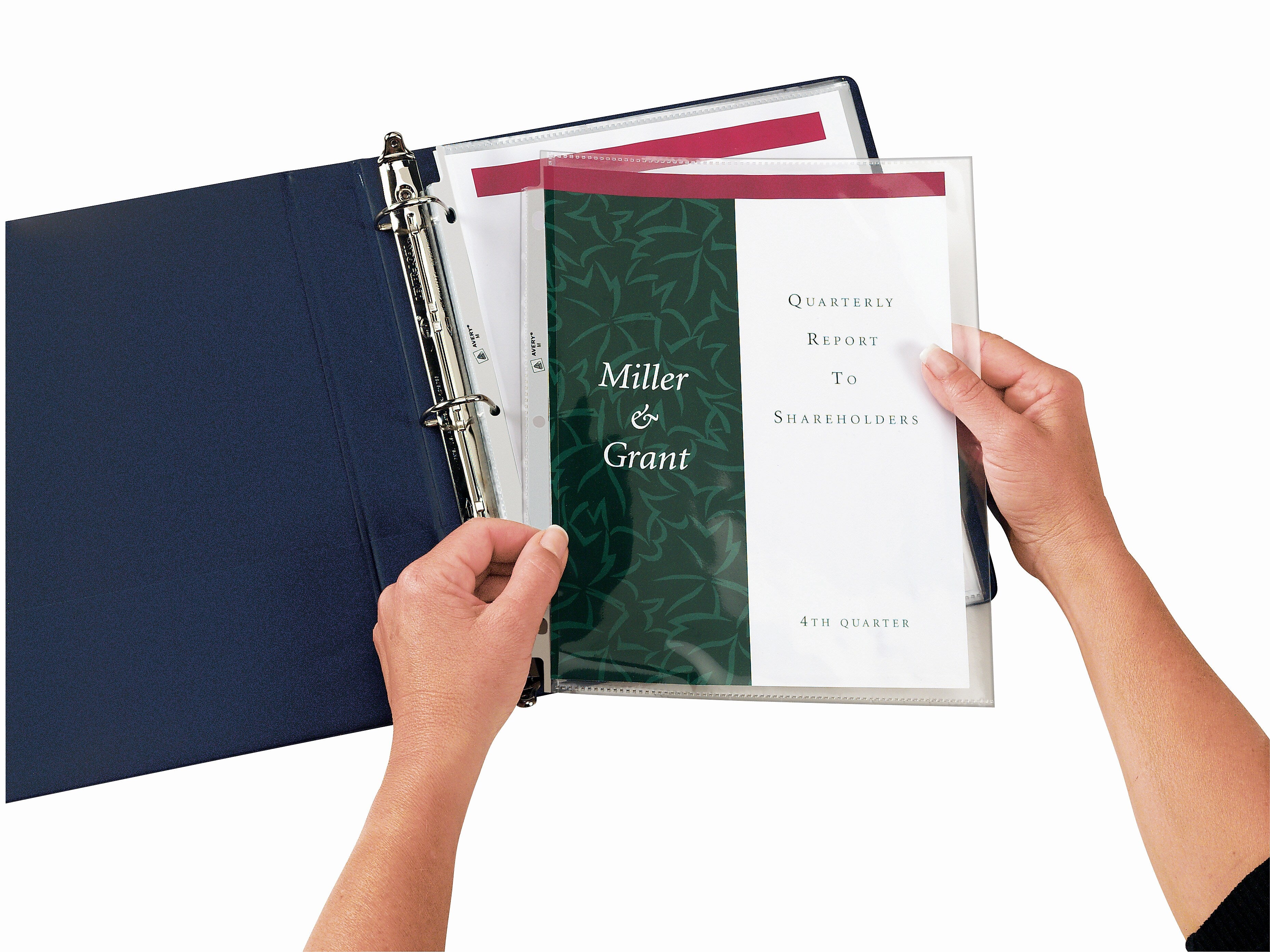 Avery Side Insert Sheet Protectors, Heavyweight, 8-1/2
