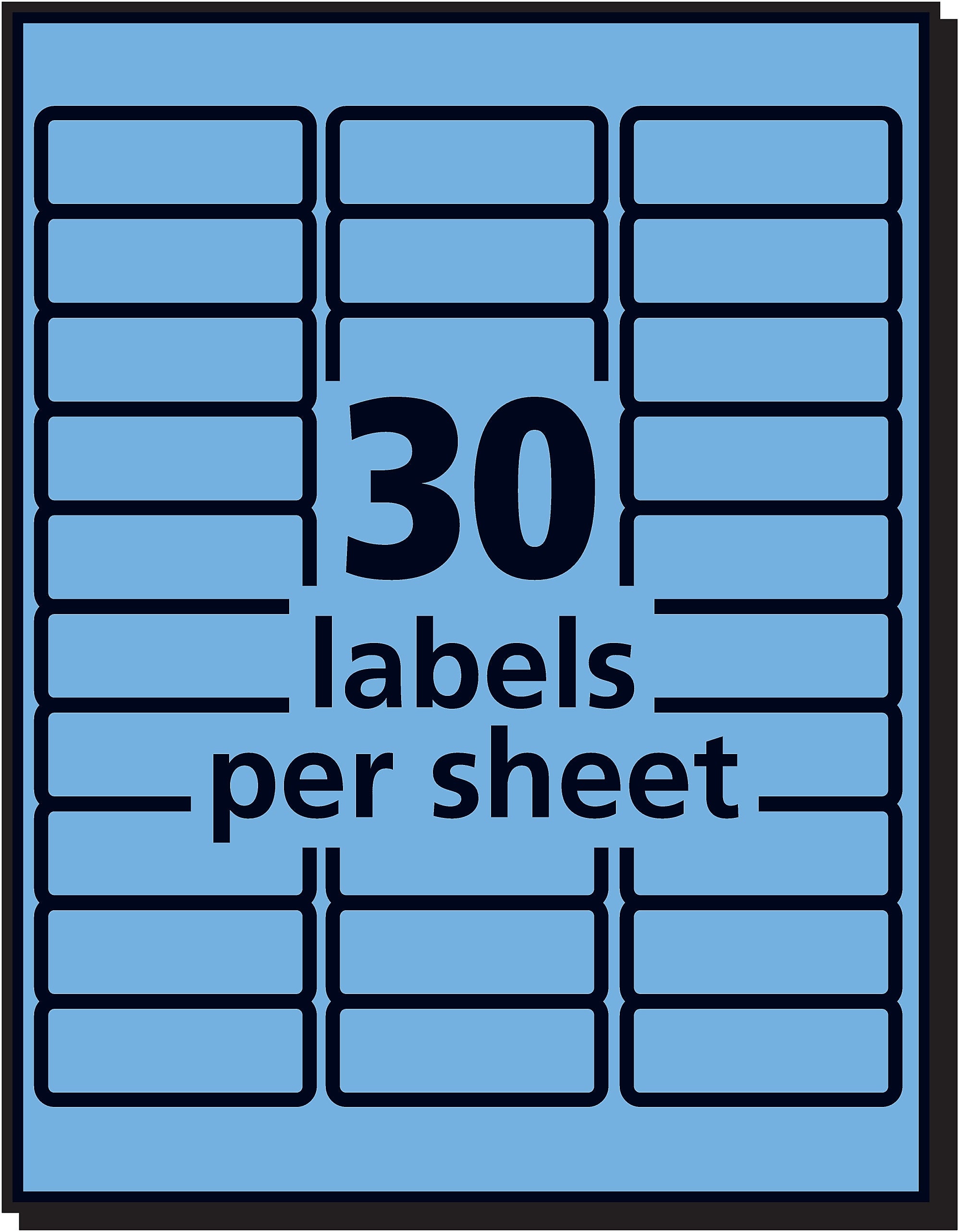 Avery Sure Feed Laser Address Labels, 1