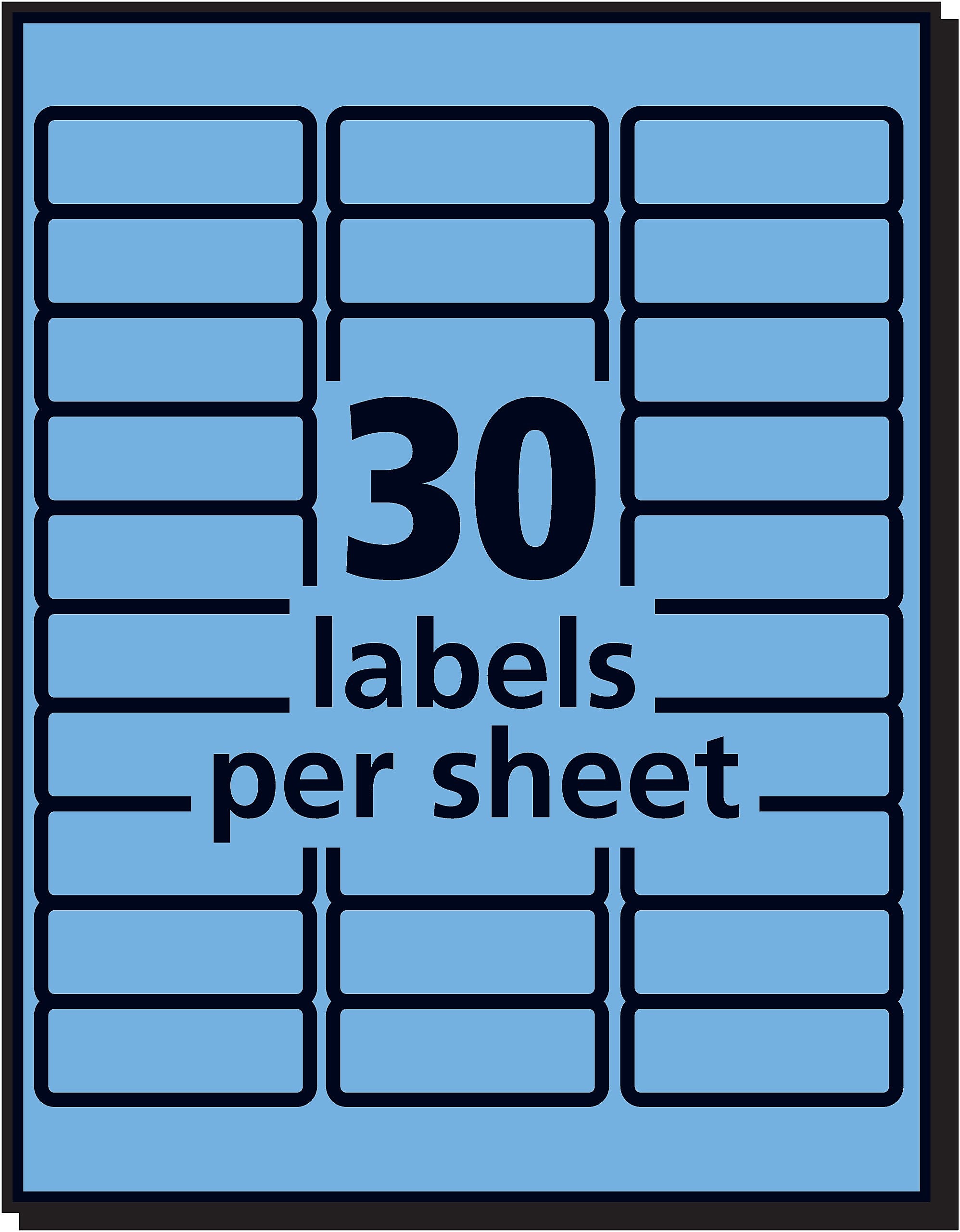 Avery Sure Feed Laser Address Labels, 1