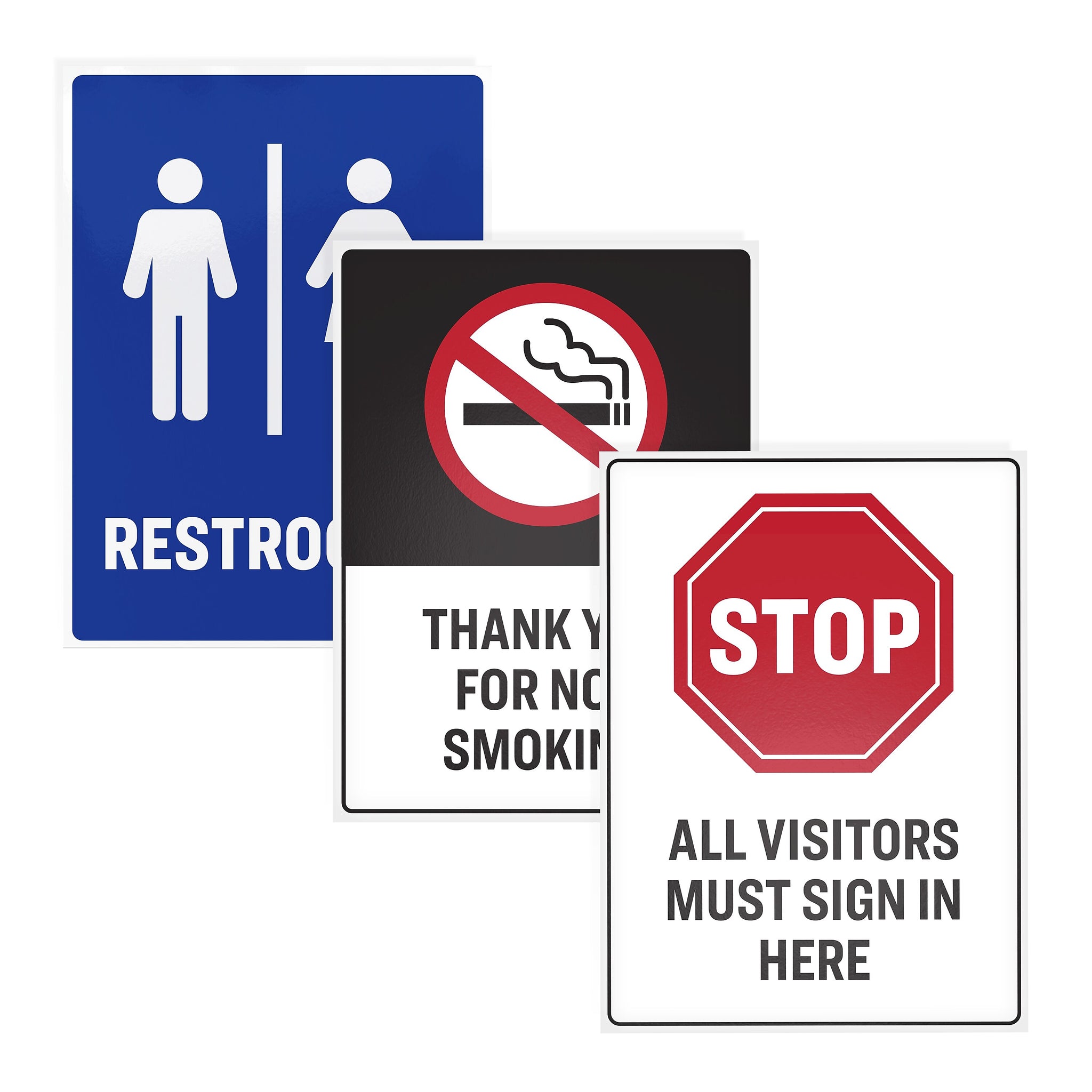 Avery Surface Safe Laser/Inkjet Label Safety Signs, 3 1/2