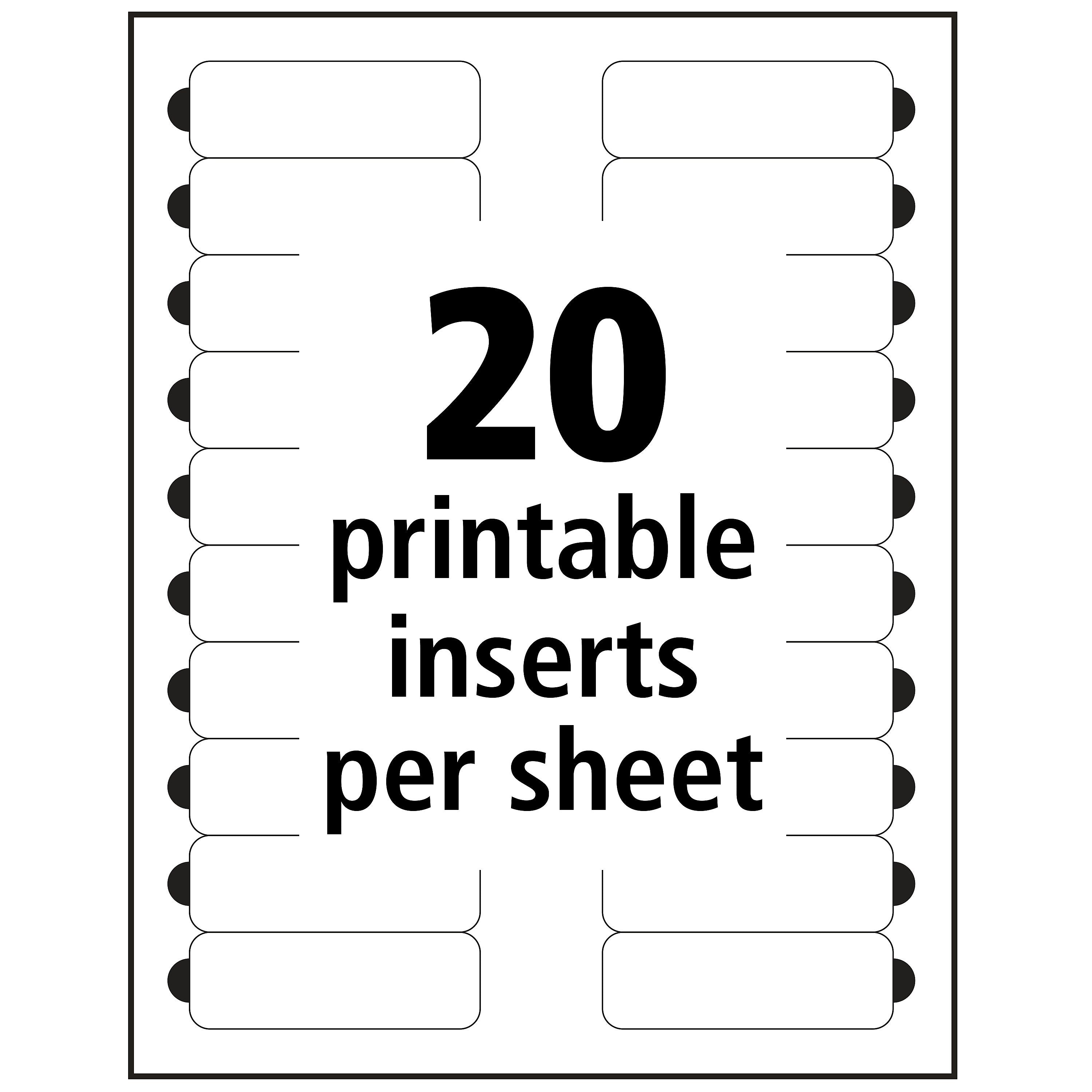 Avery The Mighty Badge Inkjet Reusable Magnetic Name Badge System, 1