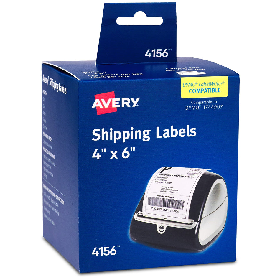 Avery Thermal Shipping Labels, 4" x 6", White, 220 Labels/Roll, 1 Roll/Box