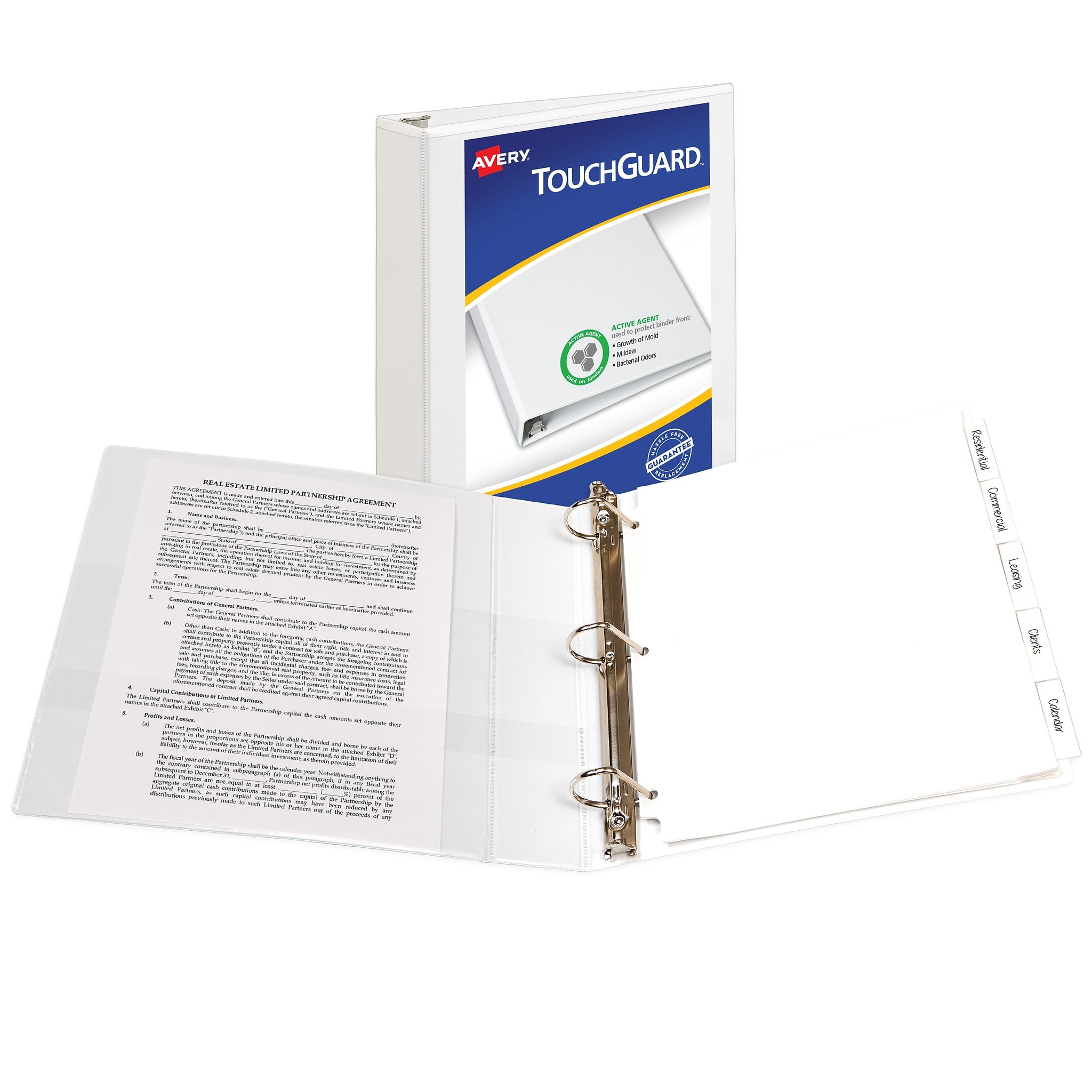 Avery TouchGuard Protection Heavy Duty 1 1/2