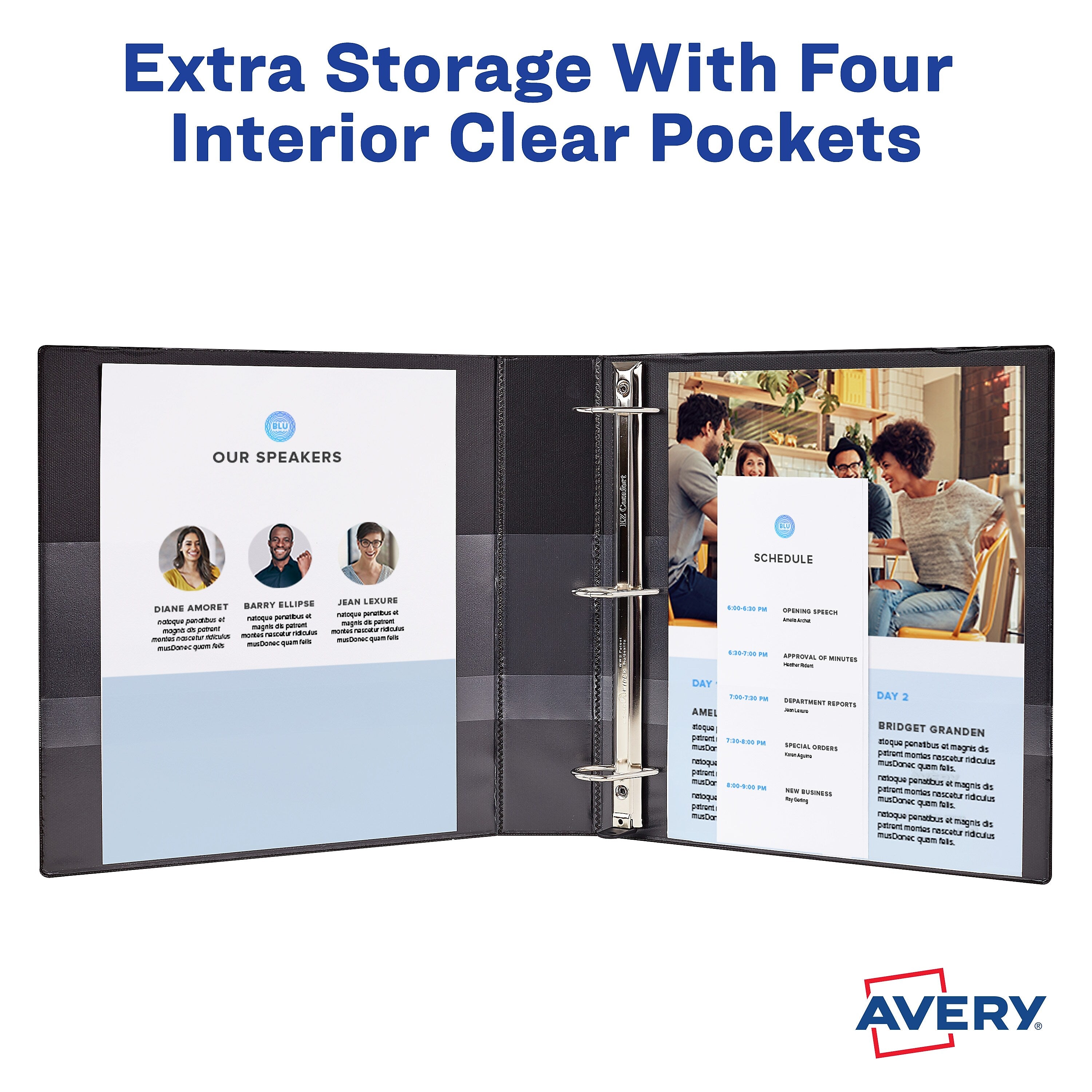Avery TouchGuard Protection Heavy Duty 1 1/2
