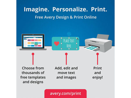 Avery Tri-Fold Matte Brochure Paper, 8.5" x 11", 100 Sheets/Pack