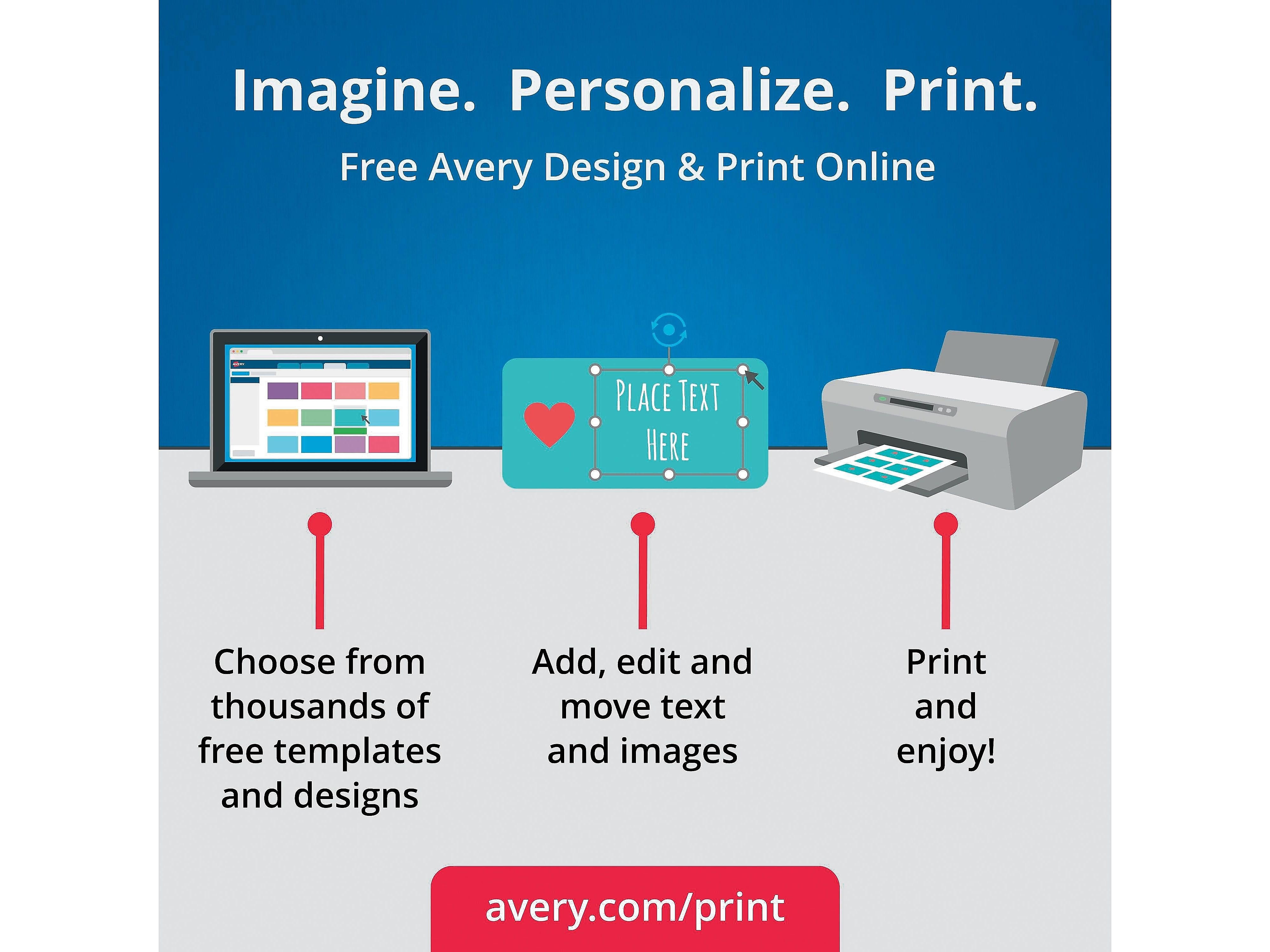 Avery Tri-Fold Matte Brochure Paper, 8.5