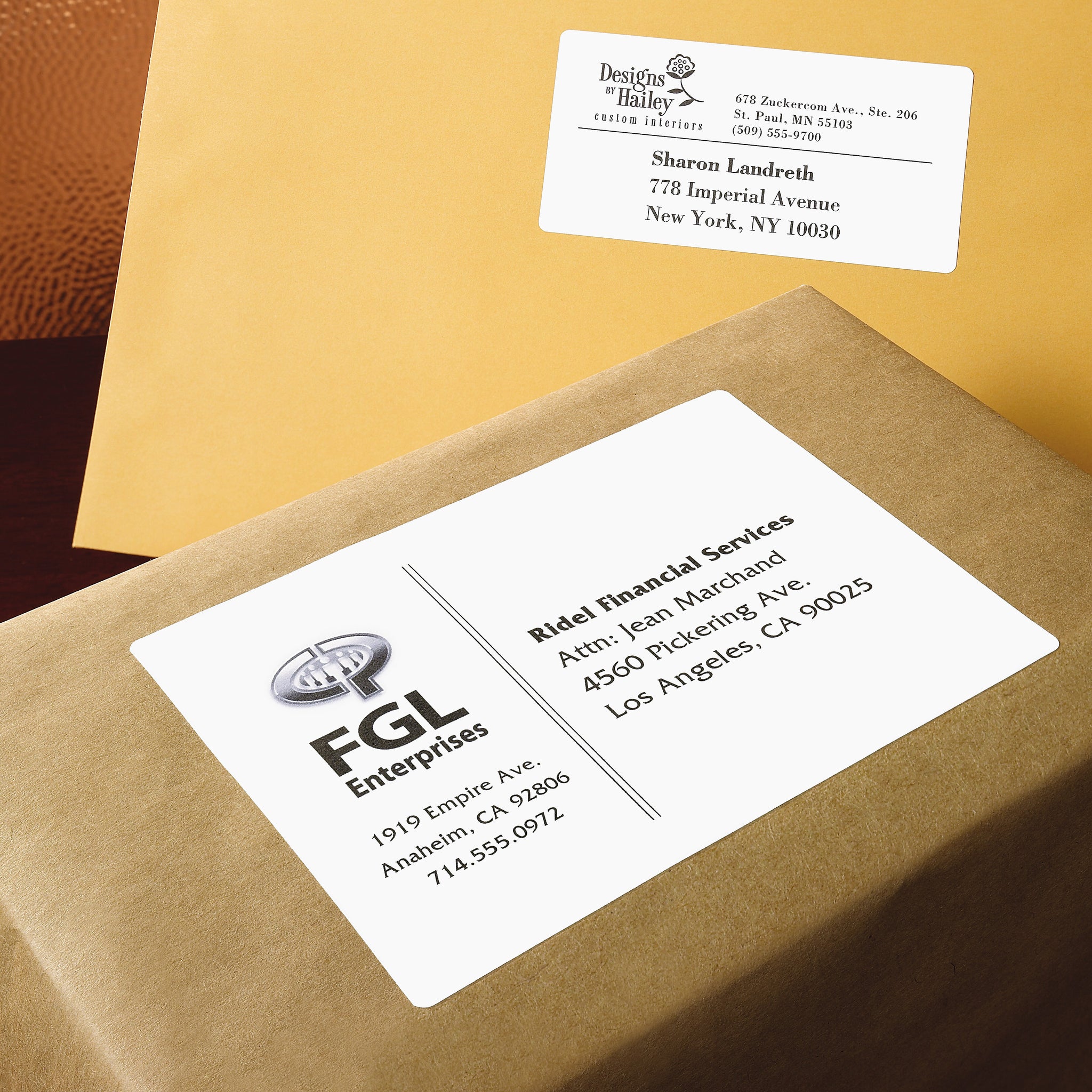 Avery TrueBlock Inkjet Shipping Labels, 3-1/2