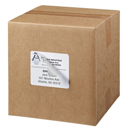 Avery TrueBlock Inkjet Shipping Labels, 3-1/3" x 4", White, 6 Labels/Sheet, 100 Sheets/Box