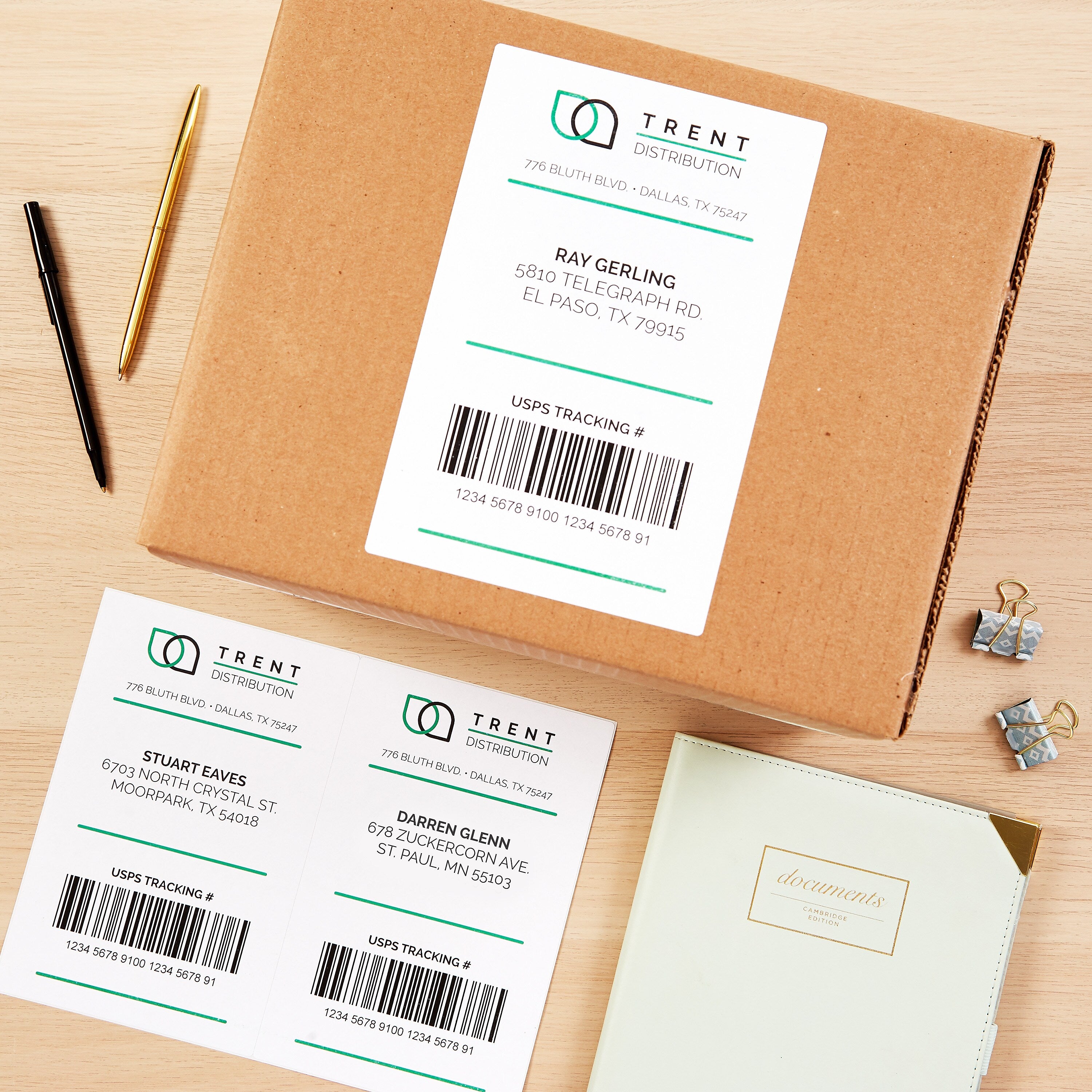 Avery TrueBlock Inkjet Shipping Labels, 5-1/2