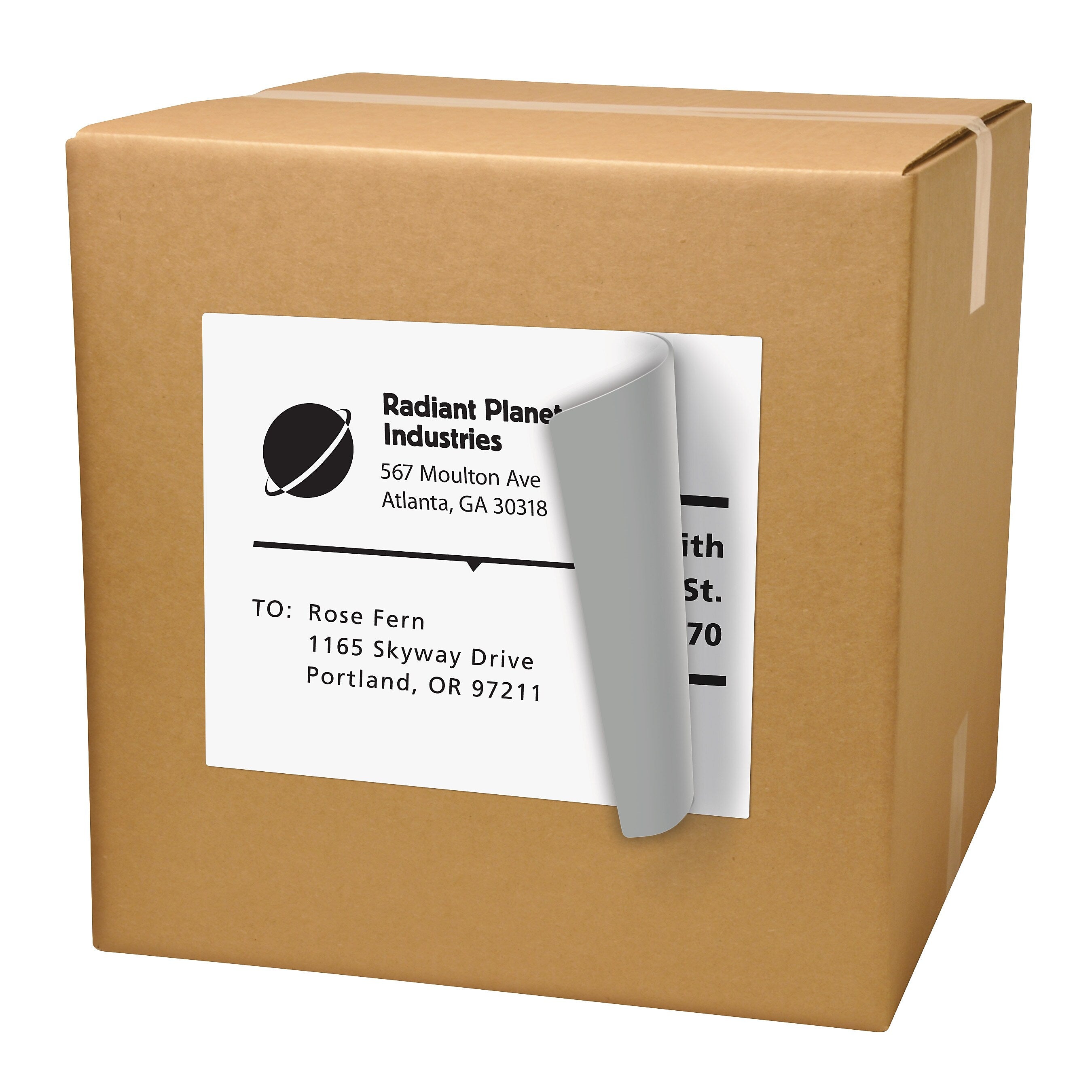 Avery TrueBlock Inkjet Shipping Labels, 8-1/2