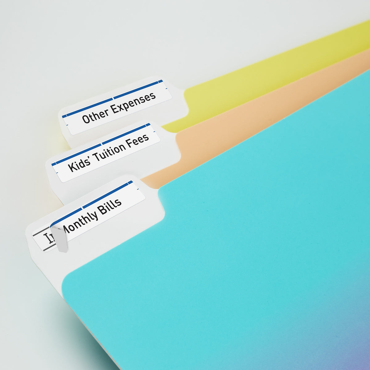 Avery TrueBlock Laser/Inkjet File Folder Labels, 2/3" x 3 7/16", Blue, 1500 Labels Per Pack