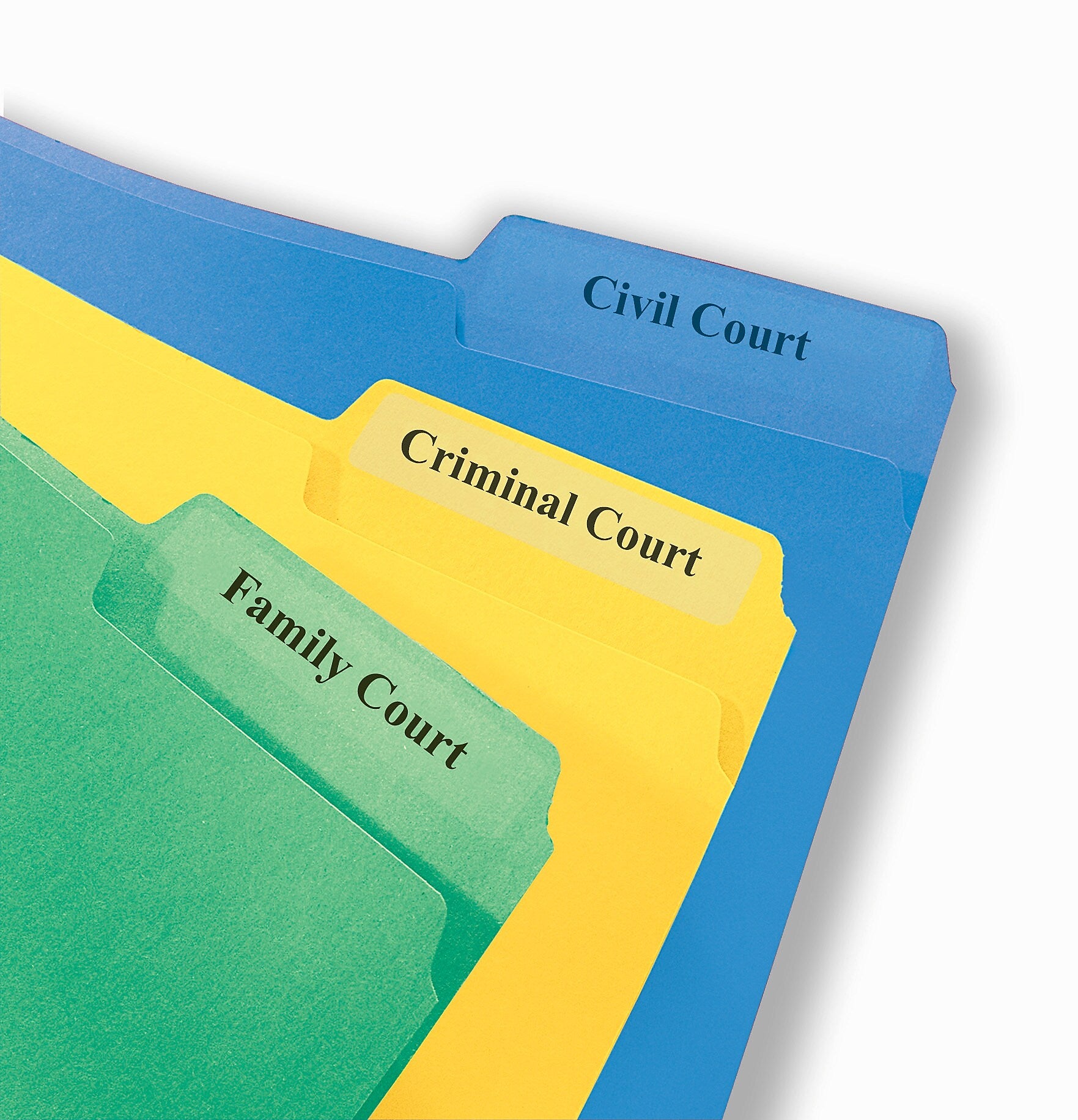 Avery TrueBlock Laser/Inkjet File Folder Labels, 2/3