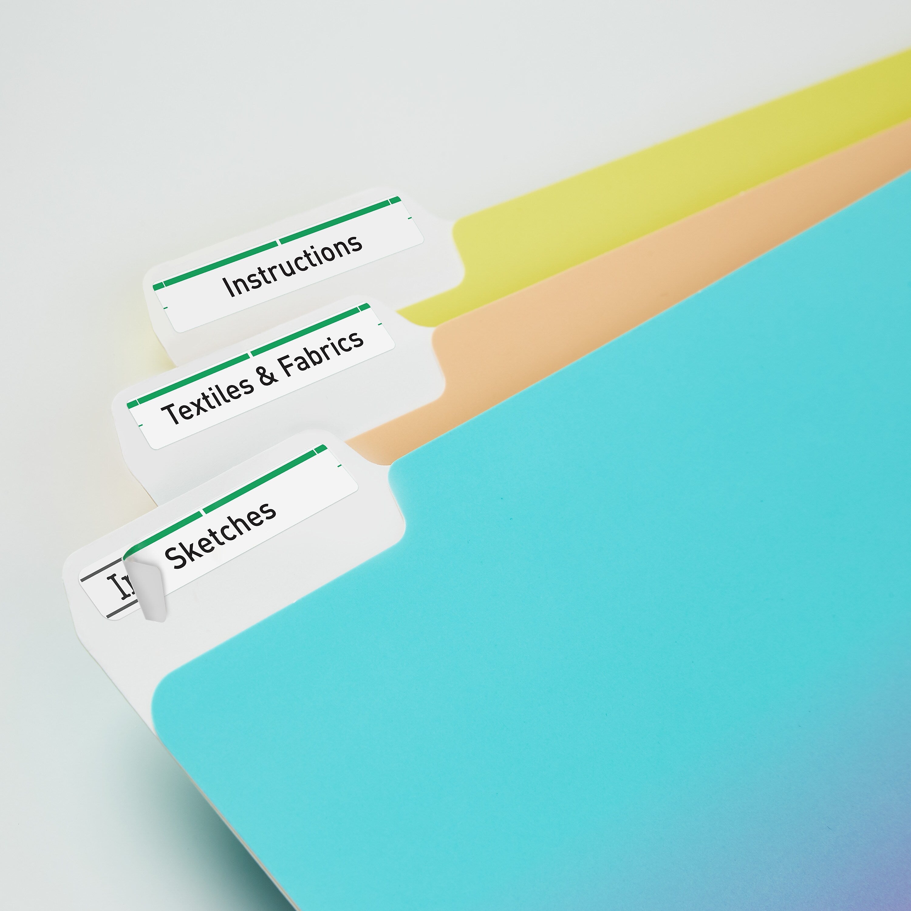 Avery TrueBlock Laser/Inkjet File Folder Labels, 2/3