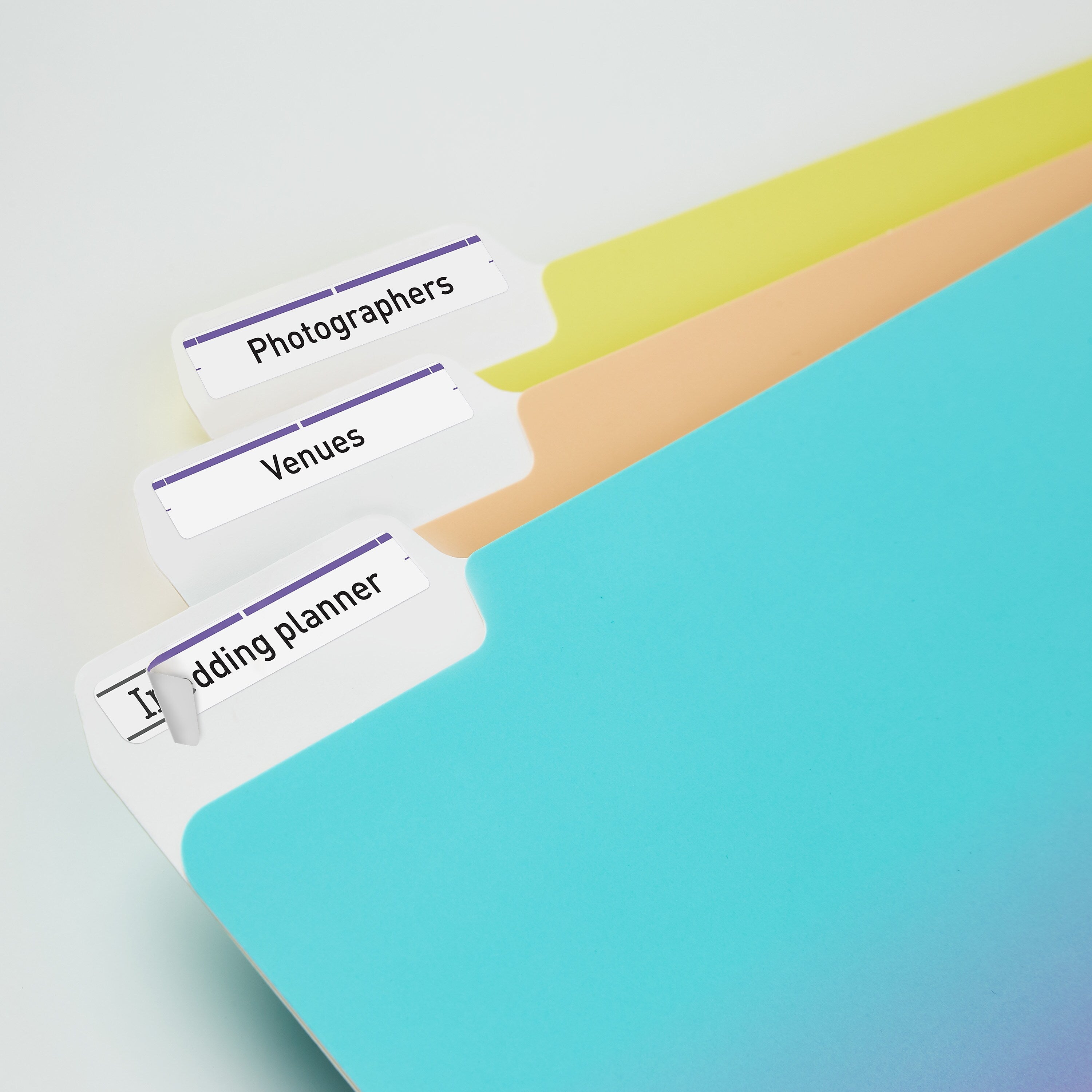 Avery TrueBlock Laser/Inkjet File Folder Labels, 2/3