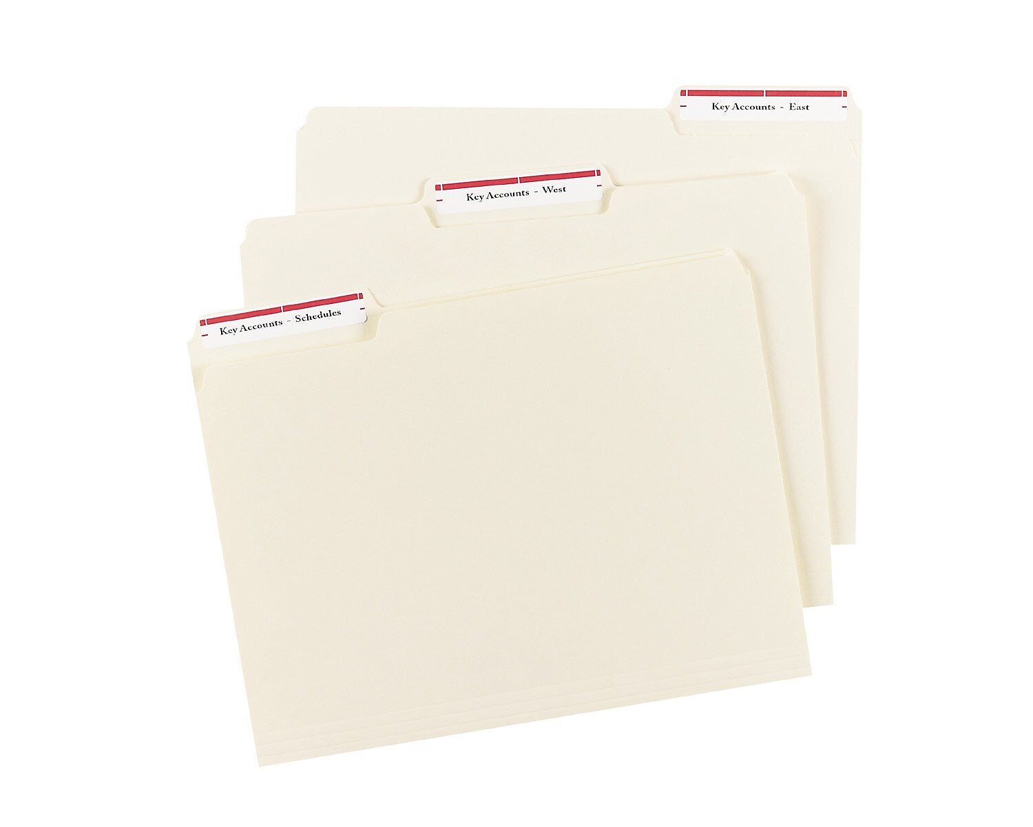 Avery TrueBlock Laser/Inkjet File Folder Labels, 2/3