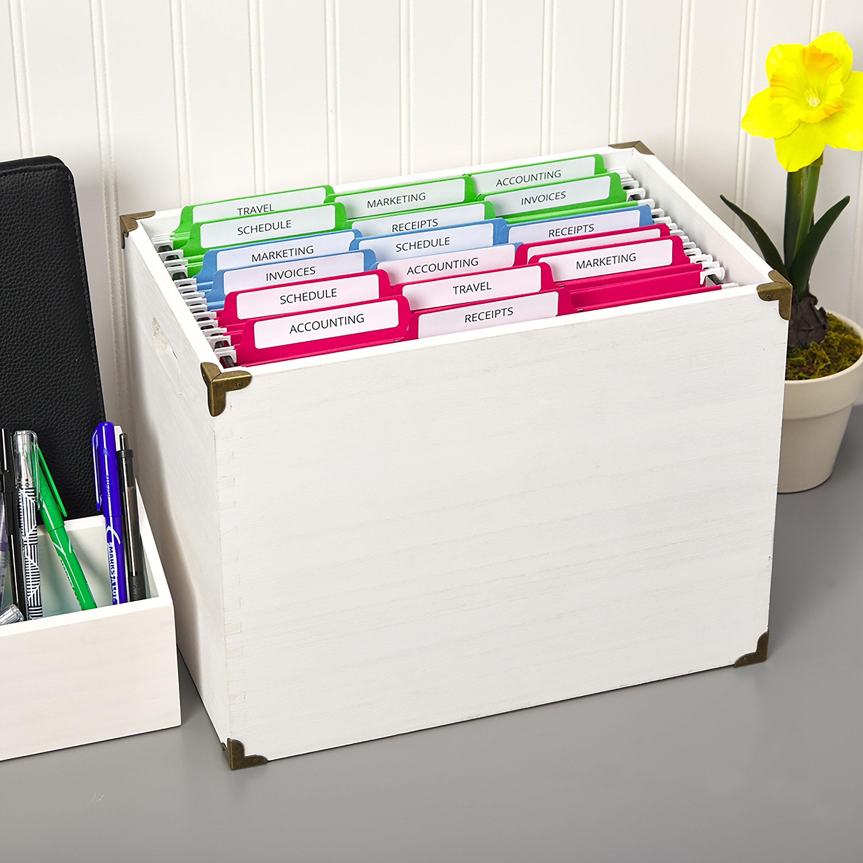 Avery TrueBlock Laser/Inkjet File Folder Labels, 2/3