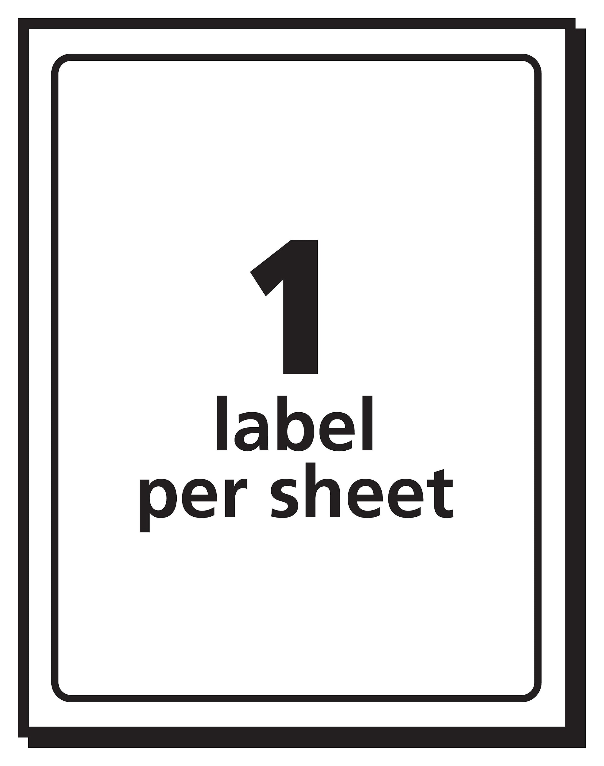 Avery TrueBlock Laser/Inkjet Shipping Labels, 4