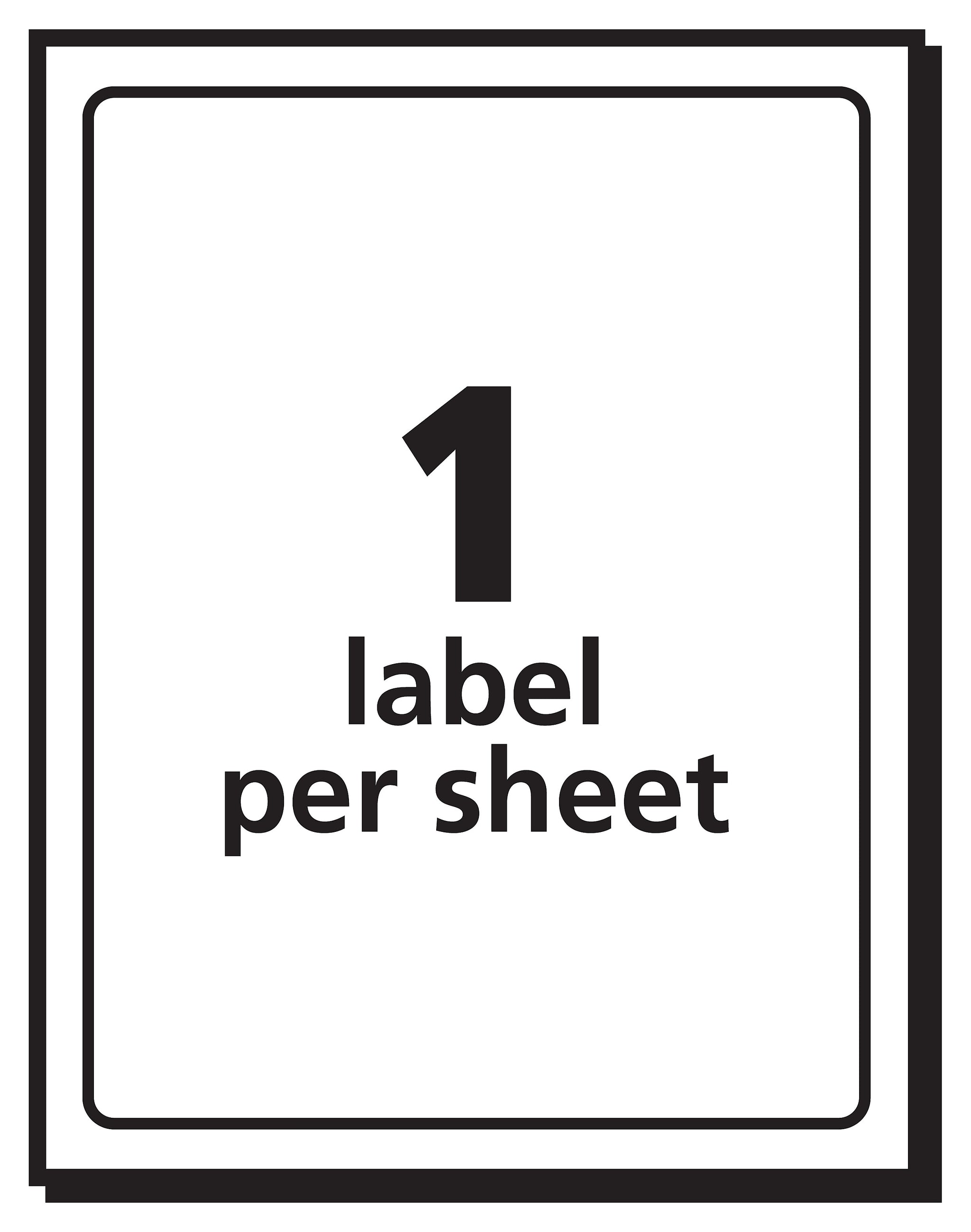 Avery TrueBlock Laser/Inkjet Shipping Labels, 4