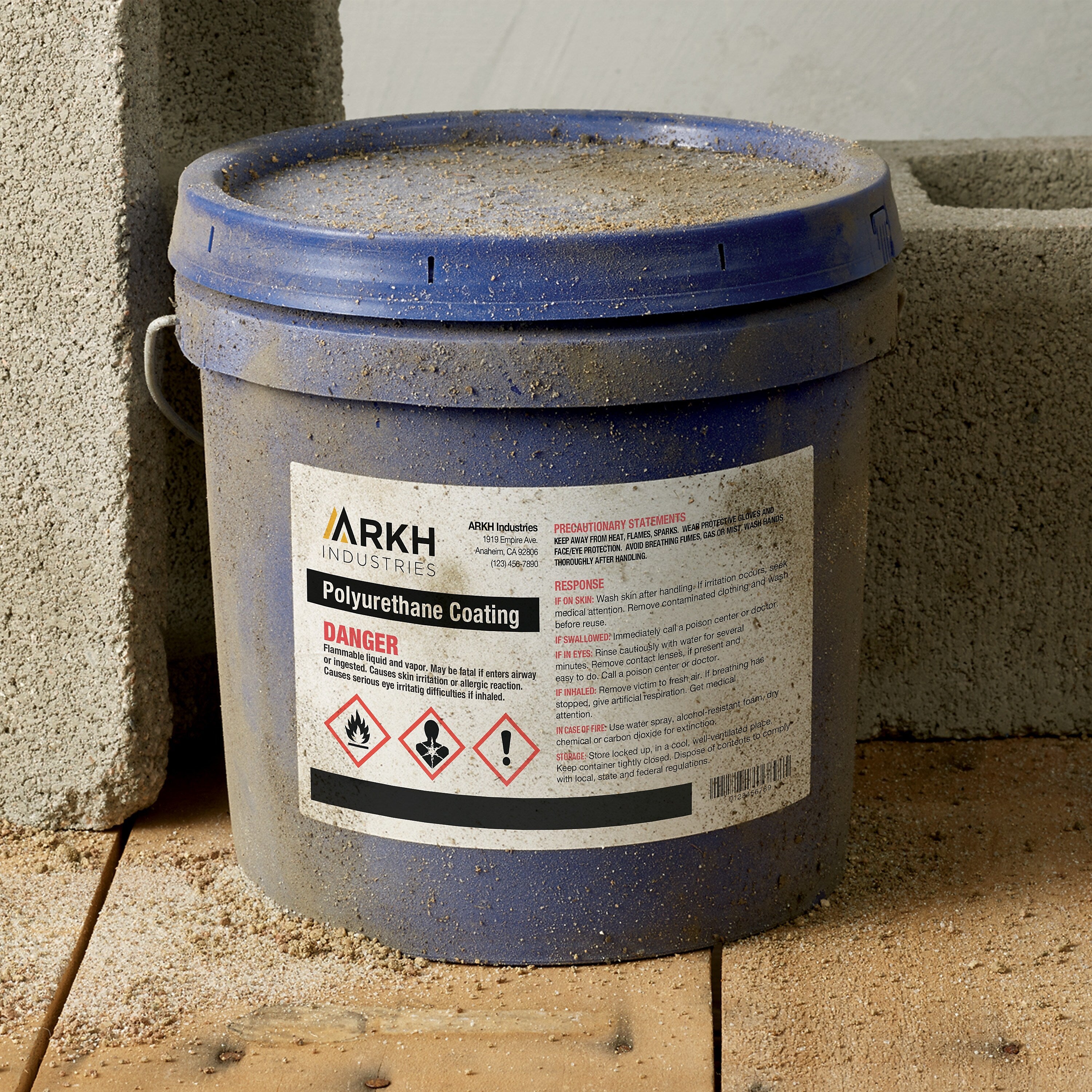 Avery UltraDuty Waterproof Laser Chemical Labels 4-3/4