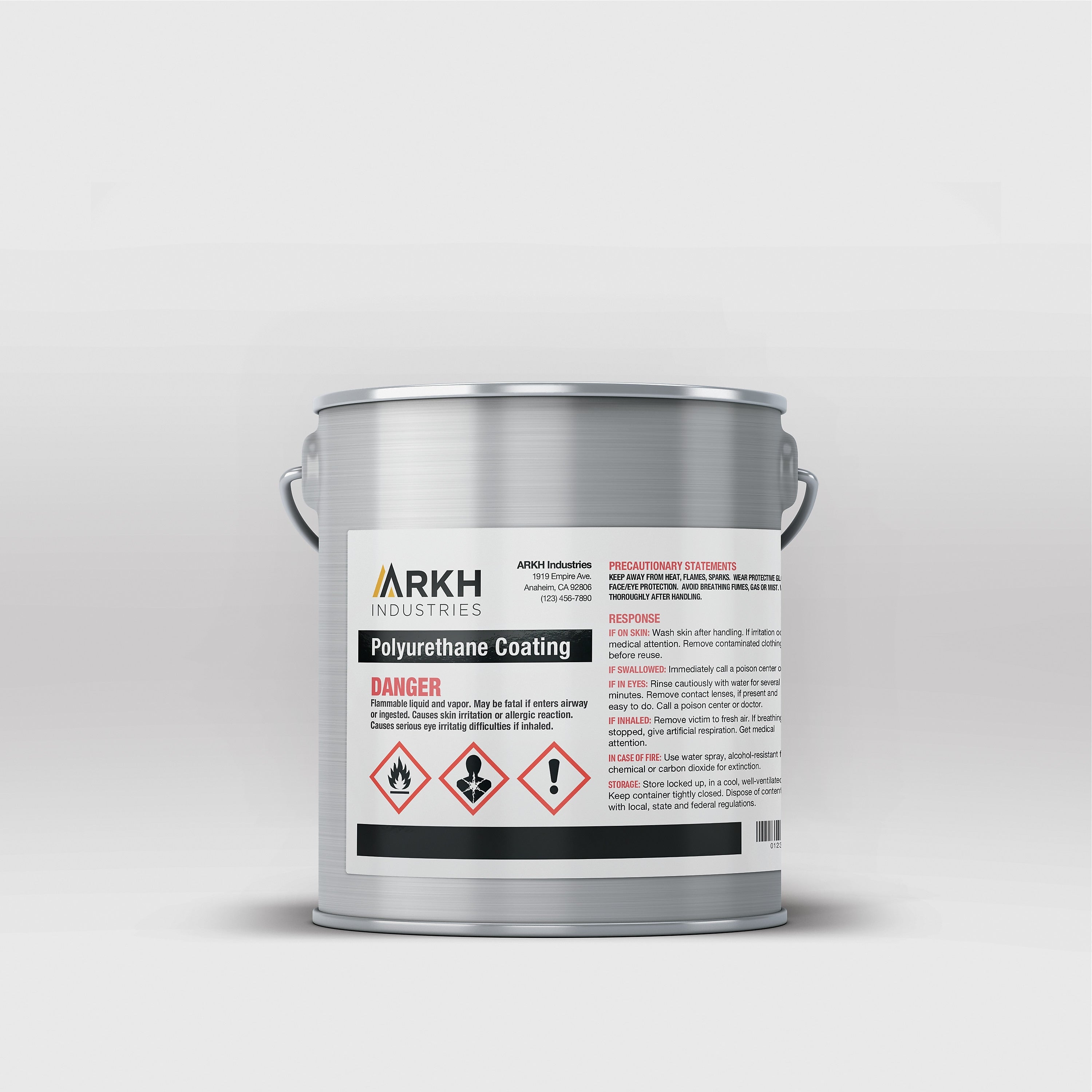 Avery UltraDuty Waterproof Laser Chemical Labels 4-3/4