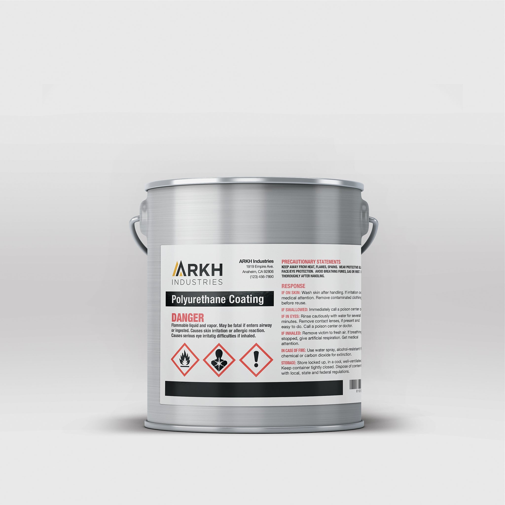 Avery UltraDuty Waterproof Laser Chemical Labels 4-3/4