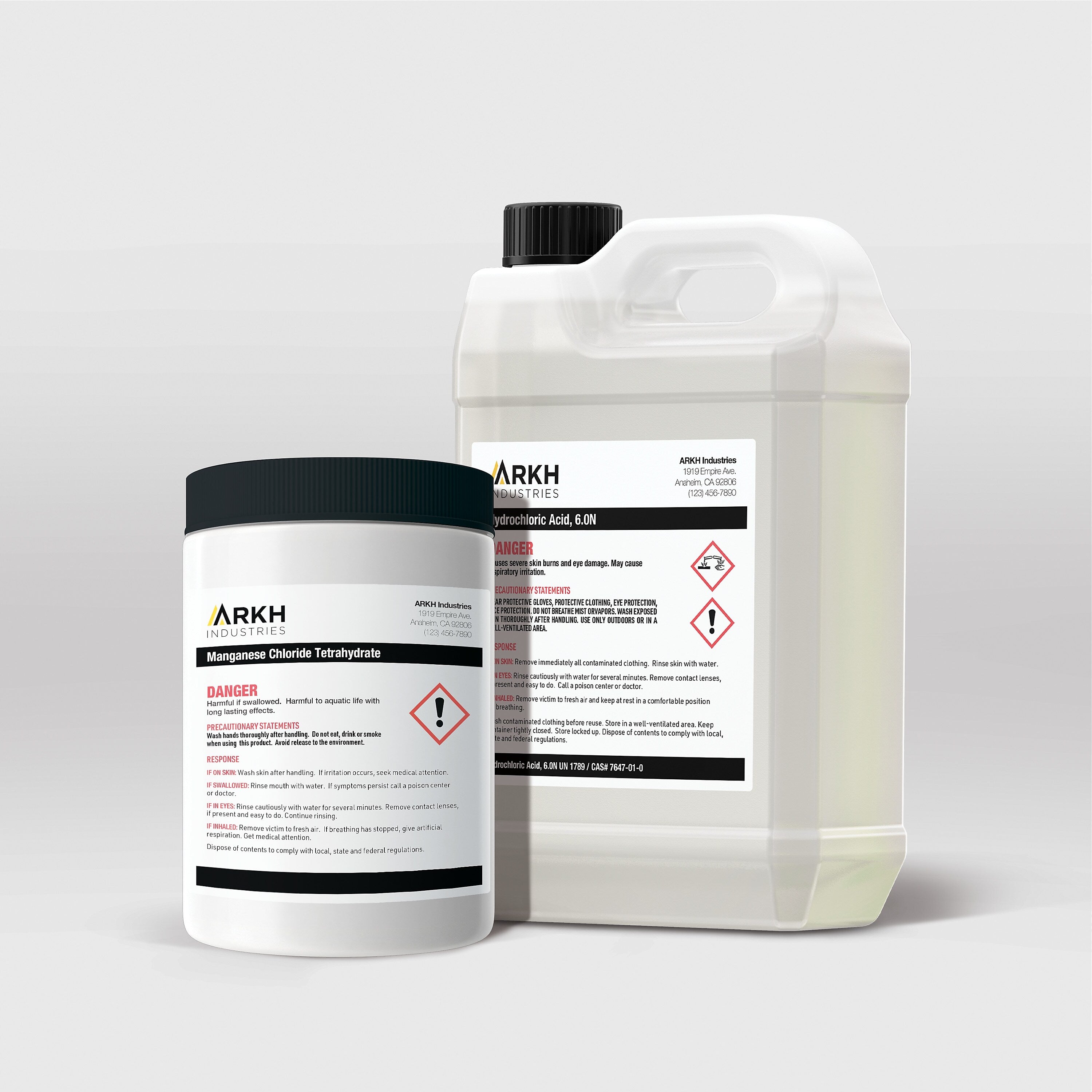 Avery UltraDuty Waterproof Laser GHS Chemical Labels, 4