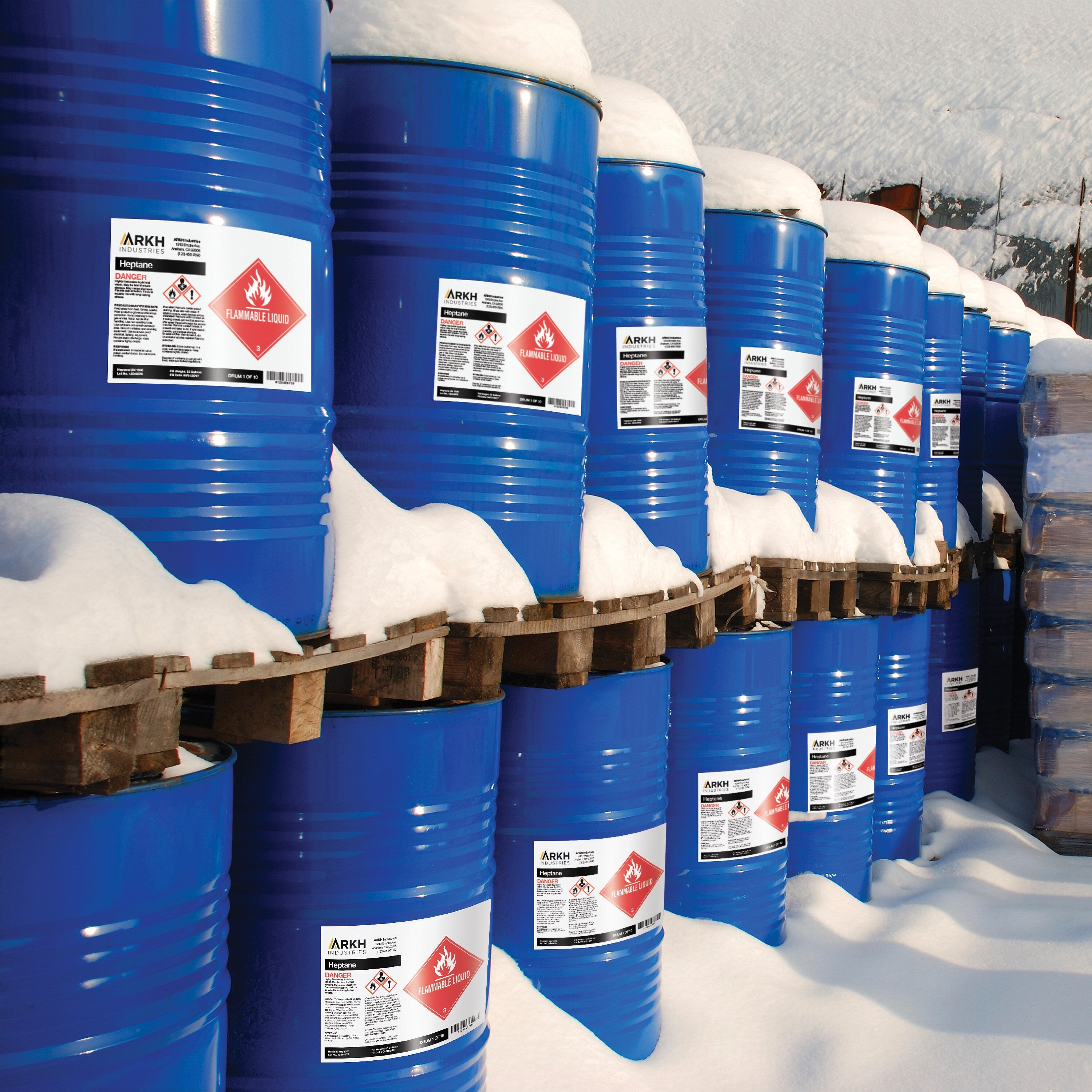 Avery UltraDuty Waterproof Laser GHS Chemical Labels, 8-1/2