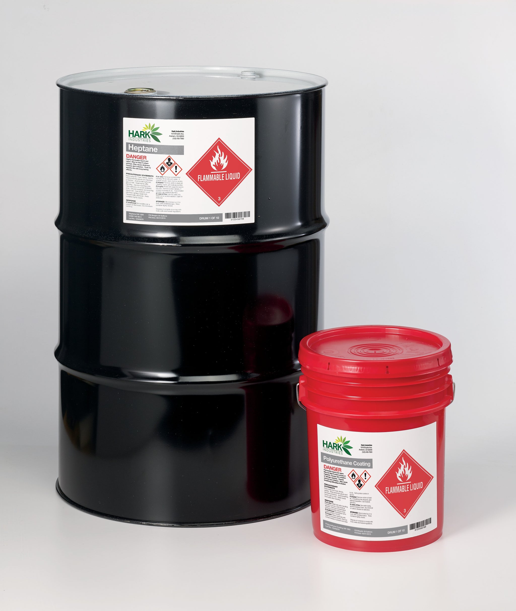 Avery UltraDuty Waterproof Laser GHS Chemical Labels, 8-1/2