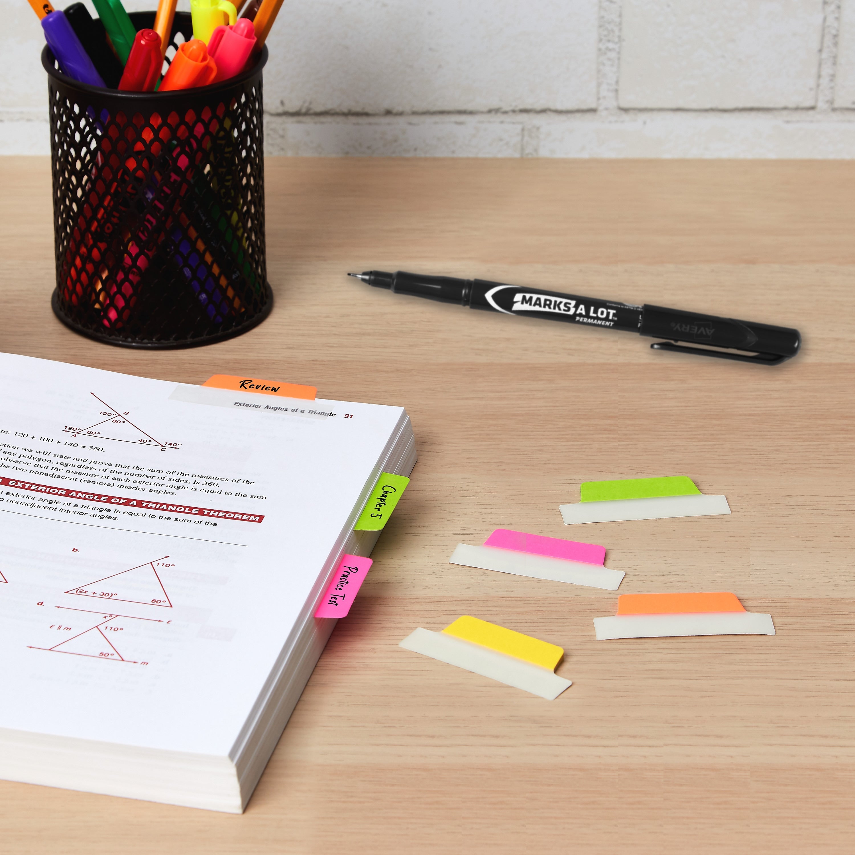 Avery UltraTabs Repositionable Margin Tabs, 2.5