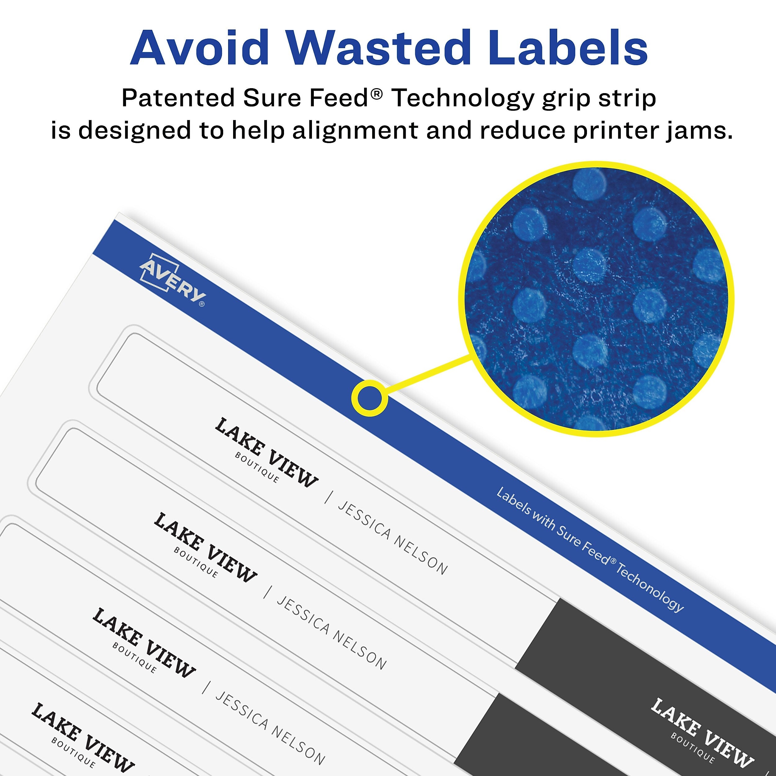 Avery Waterproof Laser Inkjet Wraparound Labels, 1.25