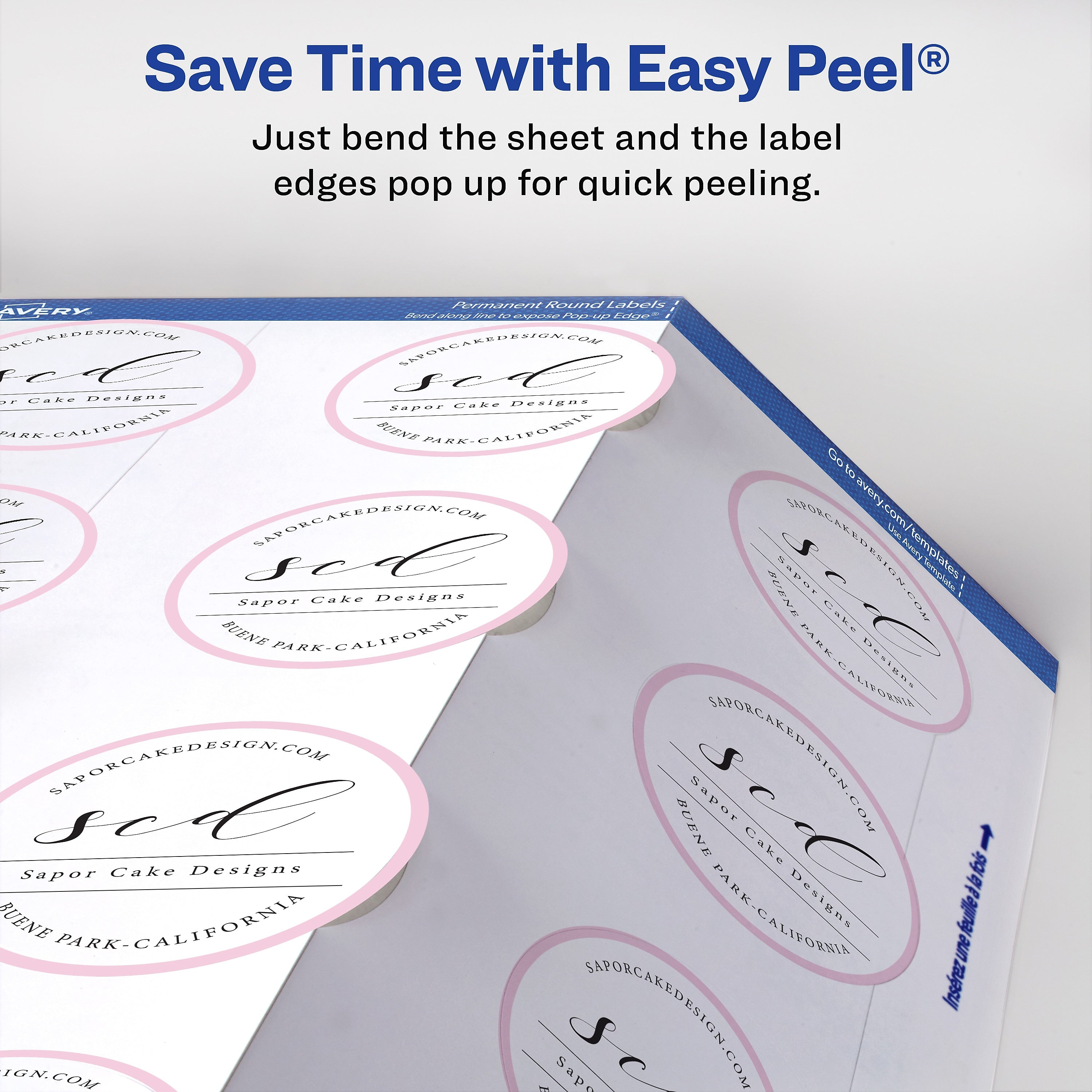 Avery Waterproof Laser/Inkjet Labels, 2