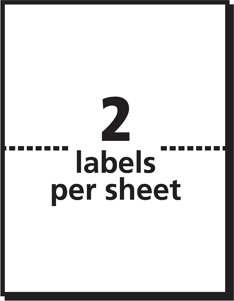 Avery White Laser/Inkjet Shipping Labels with TrueBlock, 3