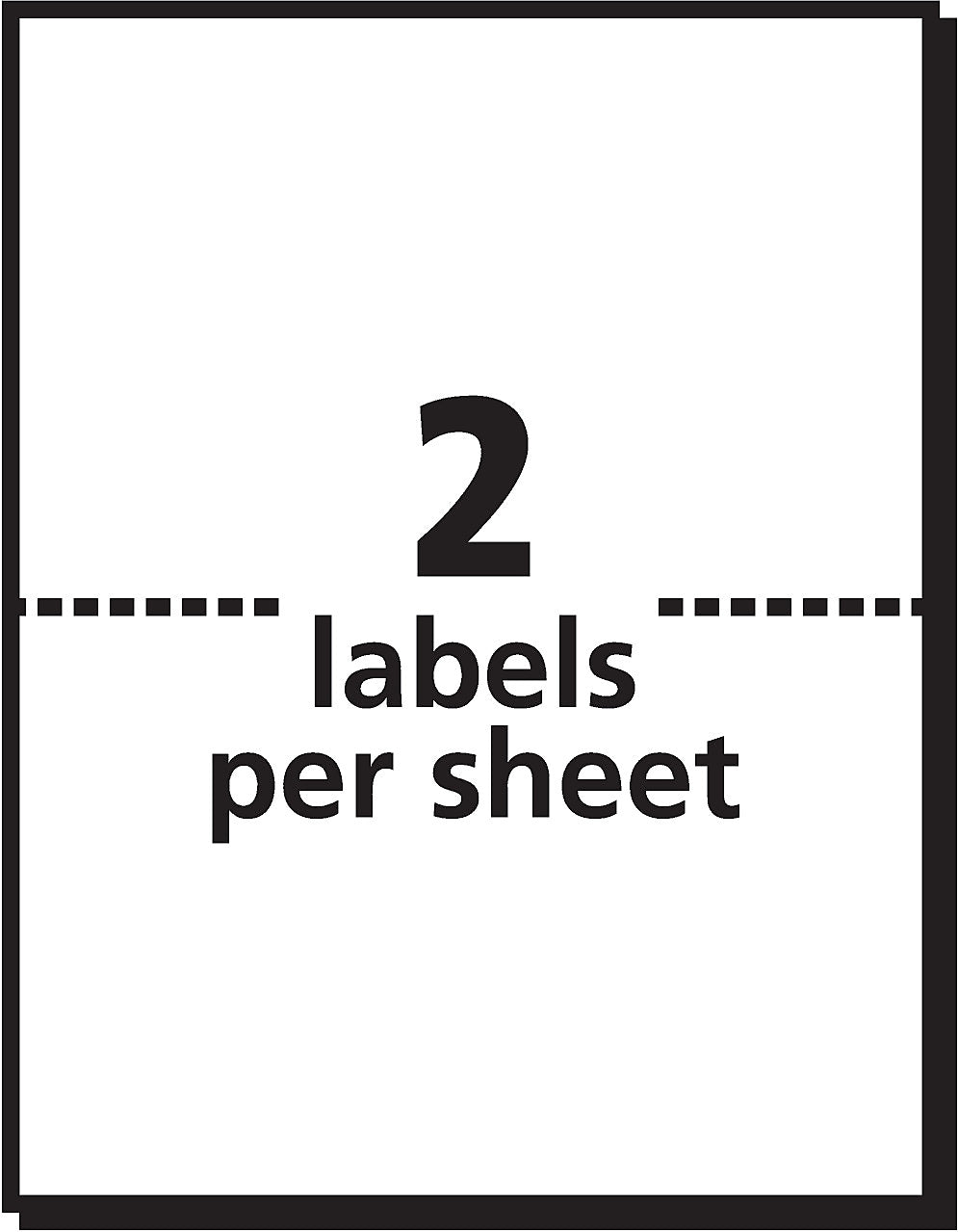 Avery White Laser/Inkjet Shipping Labels with TrueBlock, 3