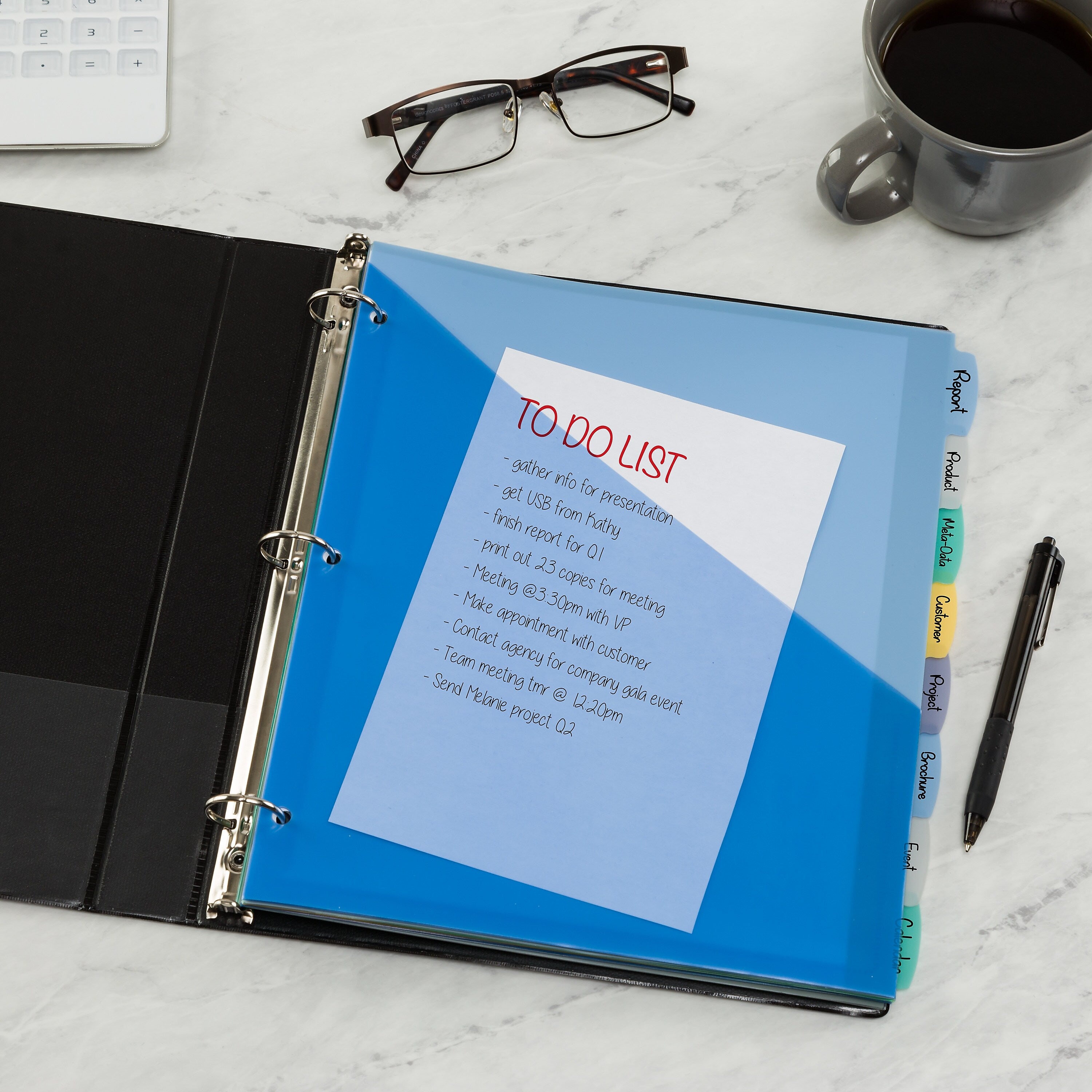 Avery Write & Erase Pocket Plastic Dividers, 8 Tabs, Multicolor