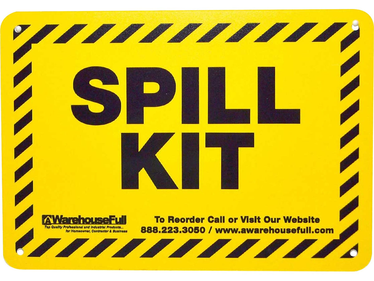 AWF Pro 30 Gal. Oil-Only Spill Kit, 72 Pieces