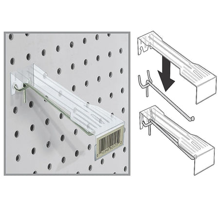 Azar® 10" Hooks Overlay For Adhesive Labels, 25/Pack