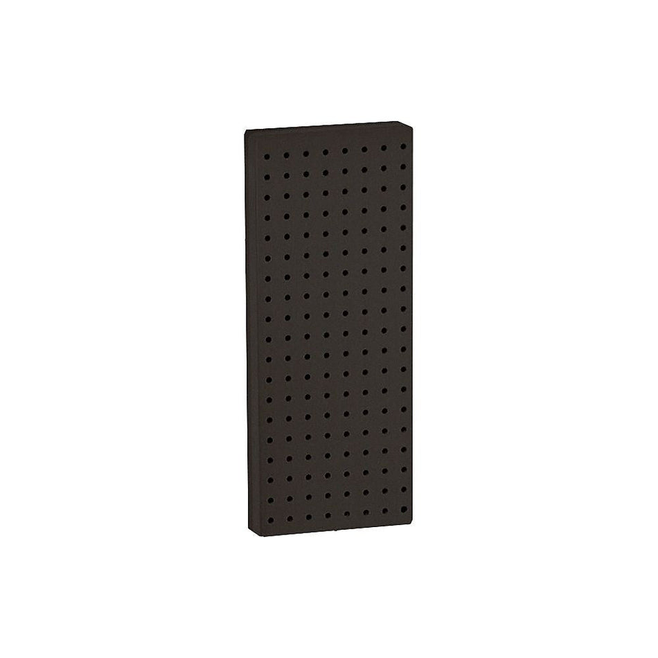 Azar® 20" x 8" Pegboard 1-Sided Wall Panel, Solid Black, 2/Pack