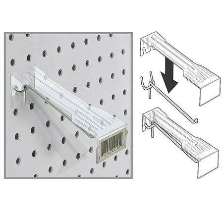 Azar® 6" Hook Overlay For Adhesive Labels, 25/Pack