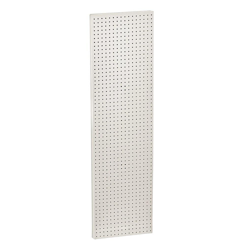 Azar® 60" x 16" Pegboard Wall Panel, Solid White, 2/Pack