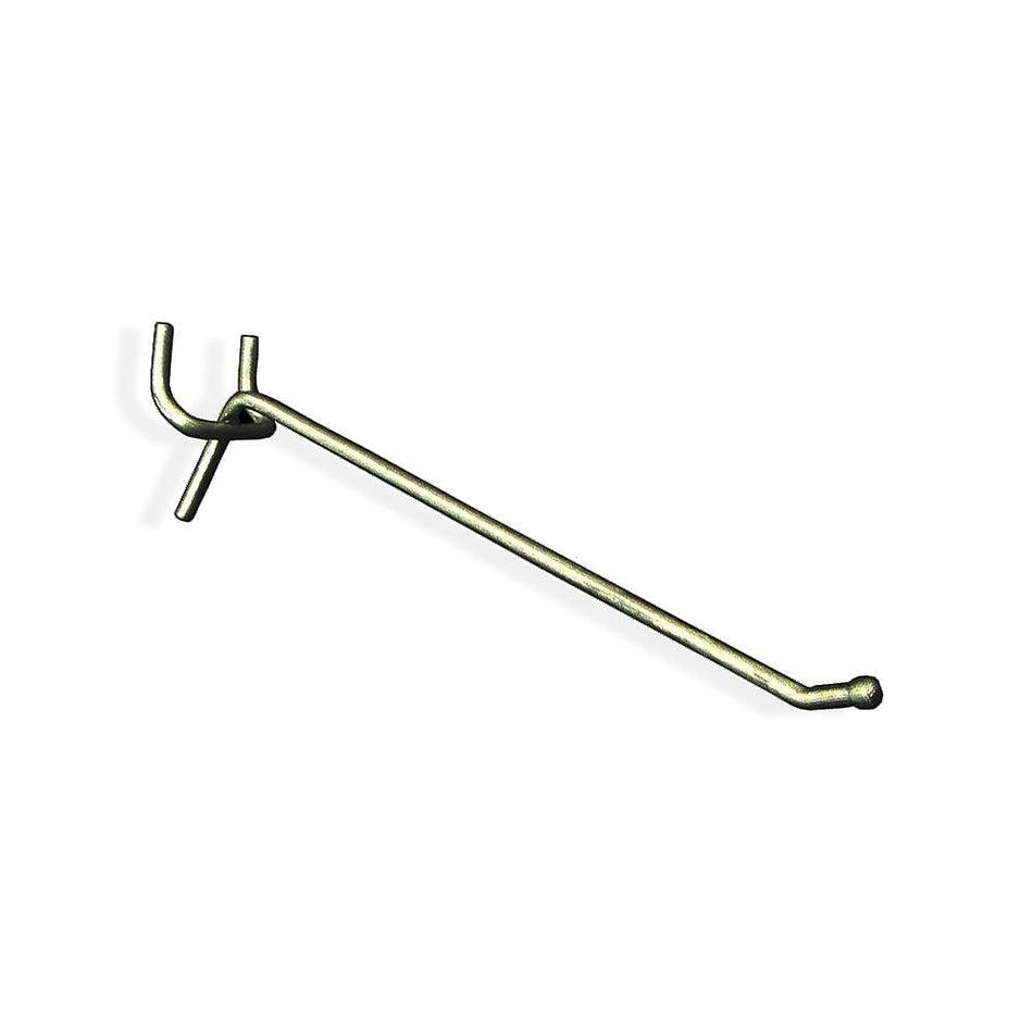 Azar 6"L x 0.148"Diameter Pegboard Hooks, Silver, 50/Pack