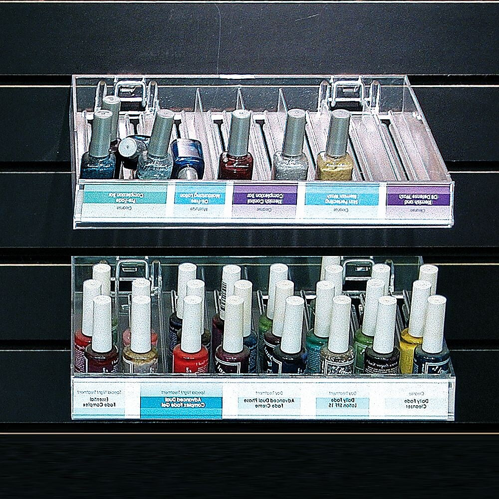 Azar® 8 Compartment Nail Polish Tray With Flip Front, 12