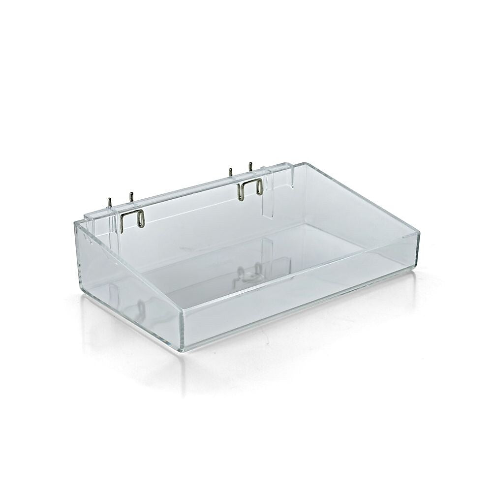 Azar Displays Open Tray for Pegboard or Slatwall, 2/Pack