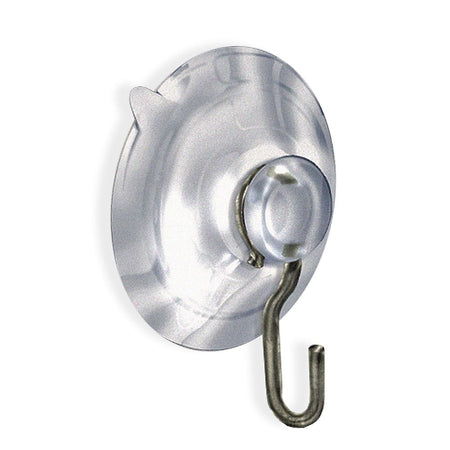 Azar Suction Cups with Hook, Clear, 20/Pack