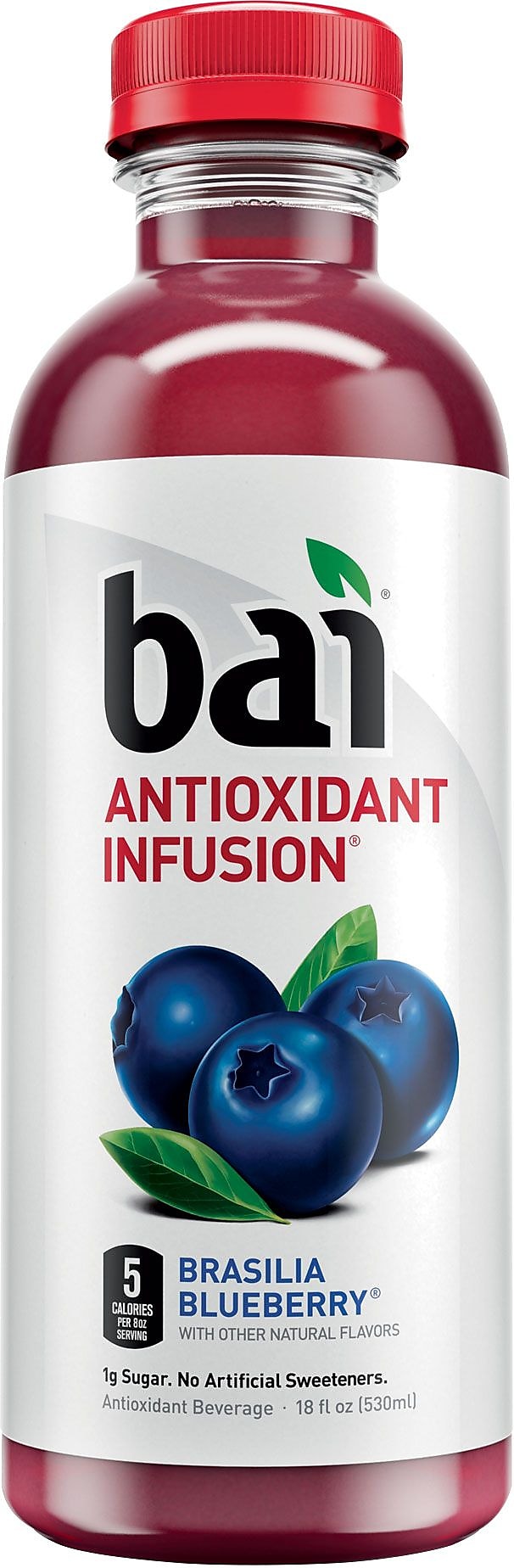 Bai Brasilia Blueberry, 18 Fl. Oz. Bottles, 12/Pack